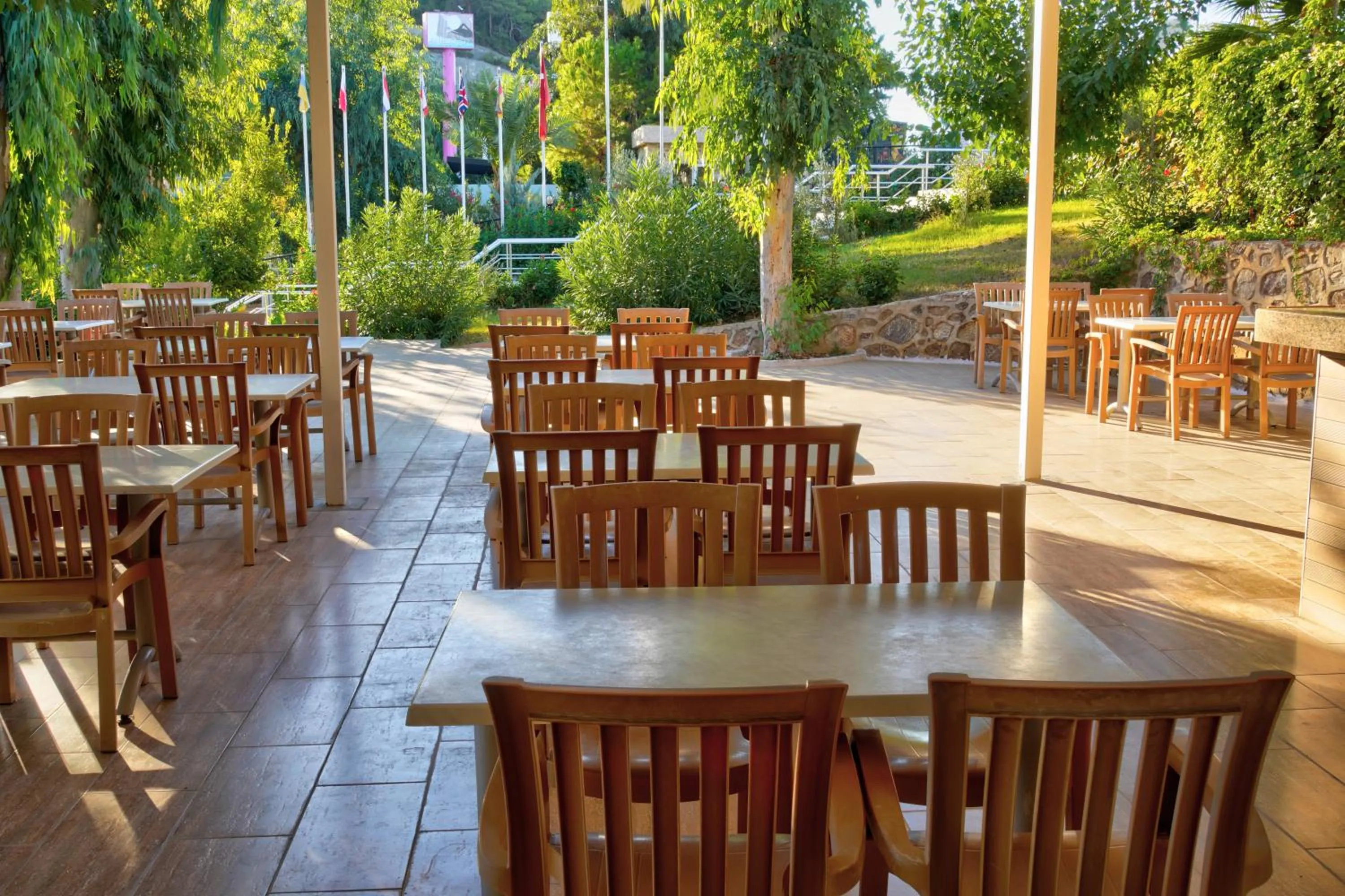 Garden in Blue Fish Hotel All Inclusive