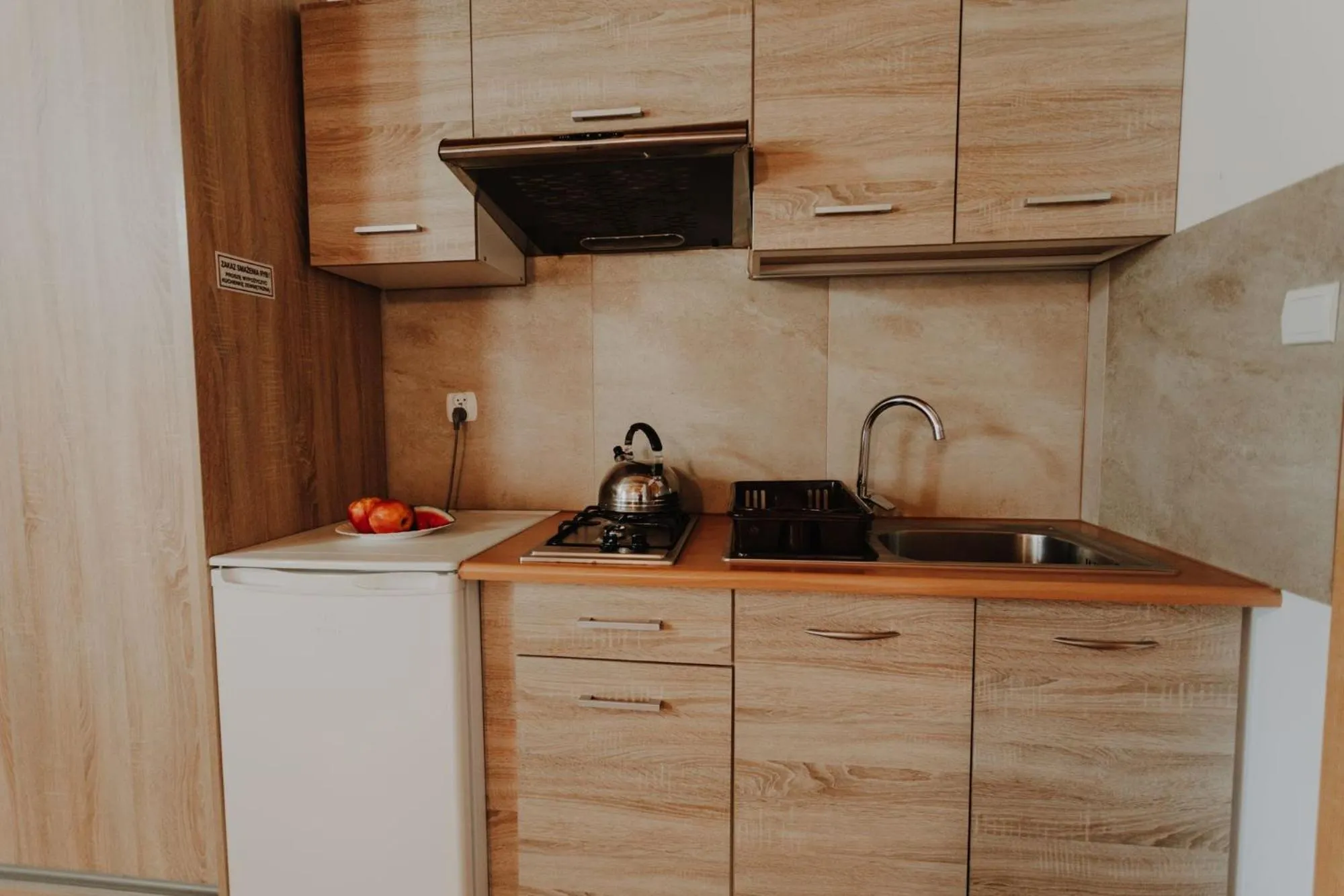 Kitchen or kitchenette in Domki Ania