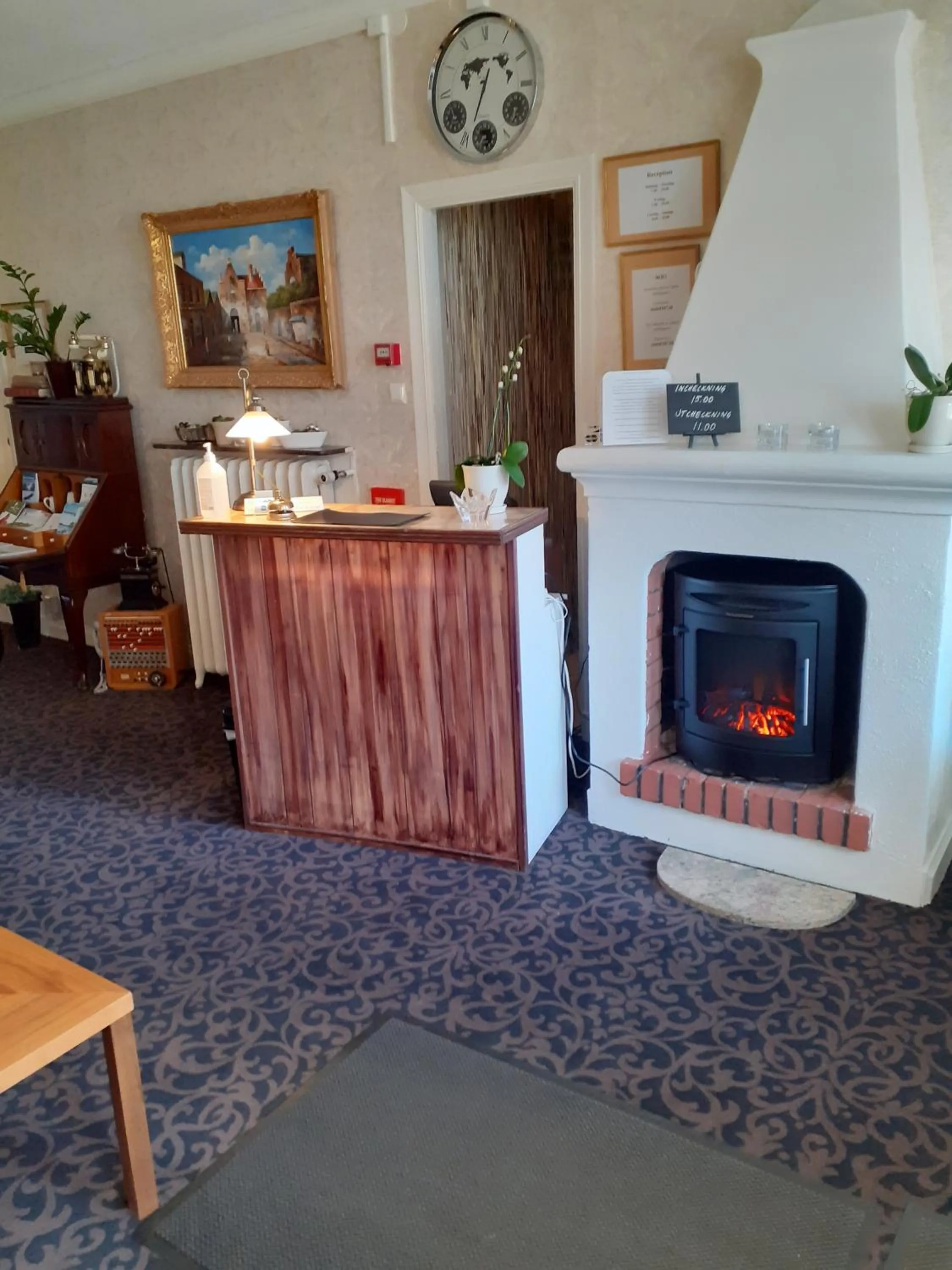 Lobby or reception in Hotell S:t Olof