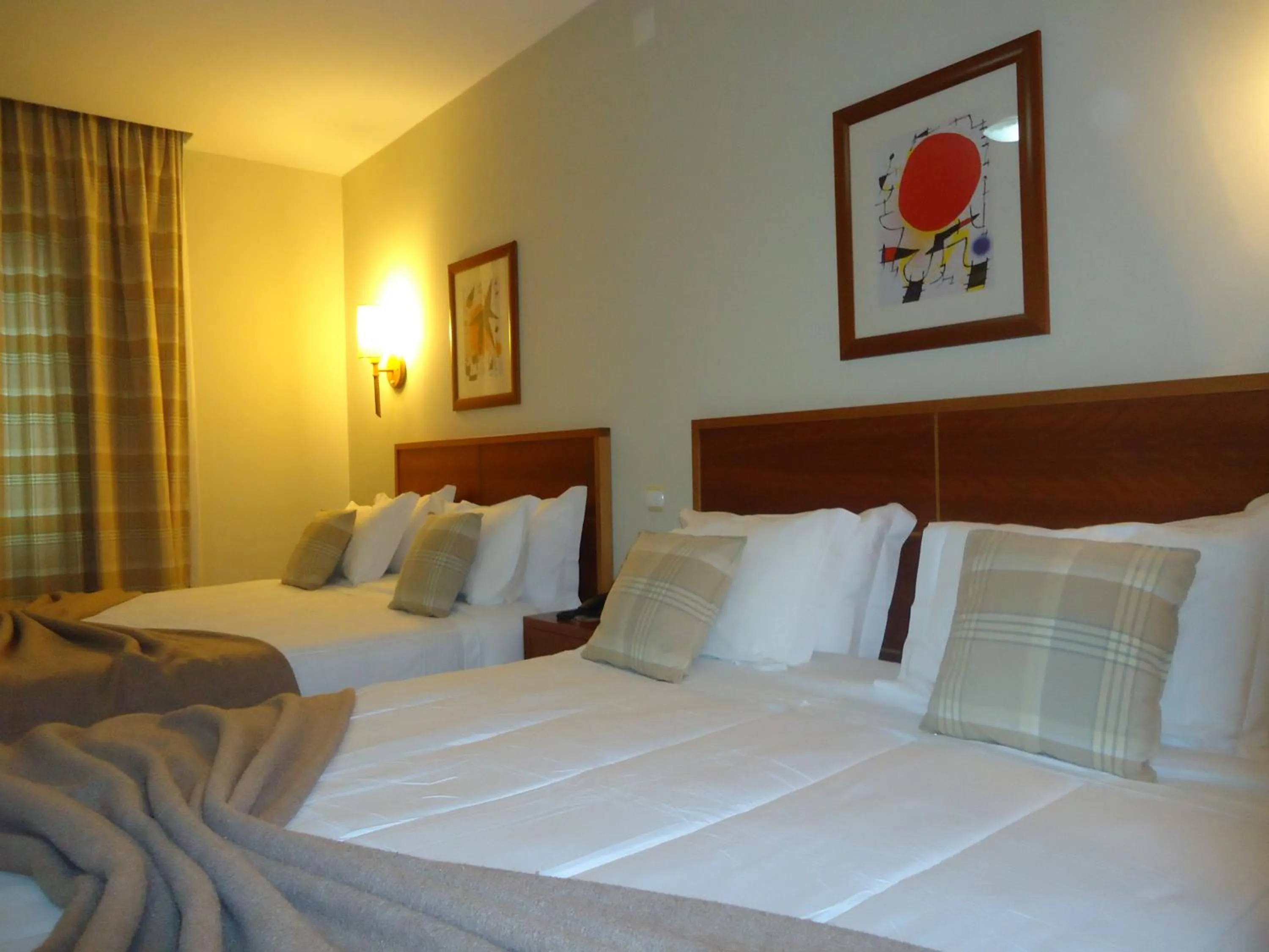 Bed in Hotel Pombeira