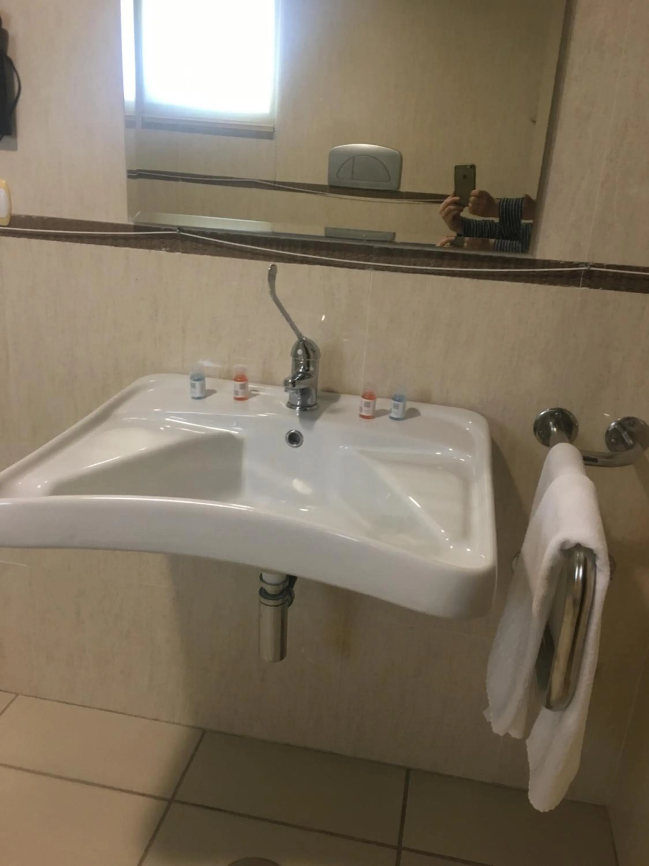 Bathroom in Hotel Pombeira