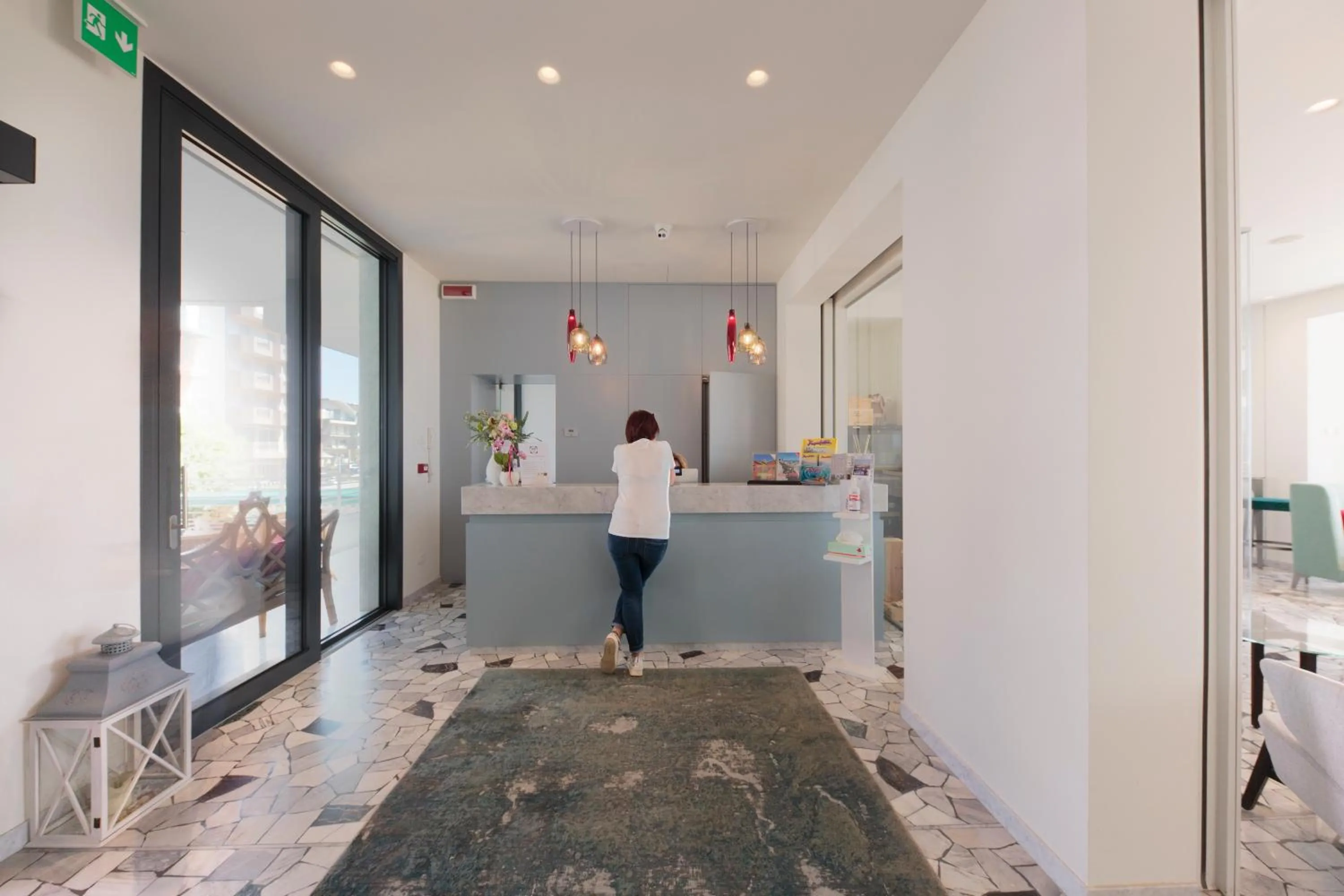 Lobby or reception in Hotel Ariston