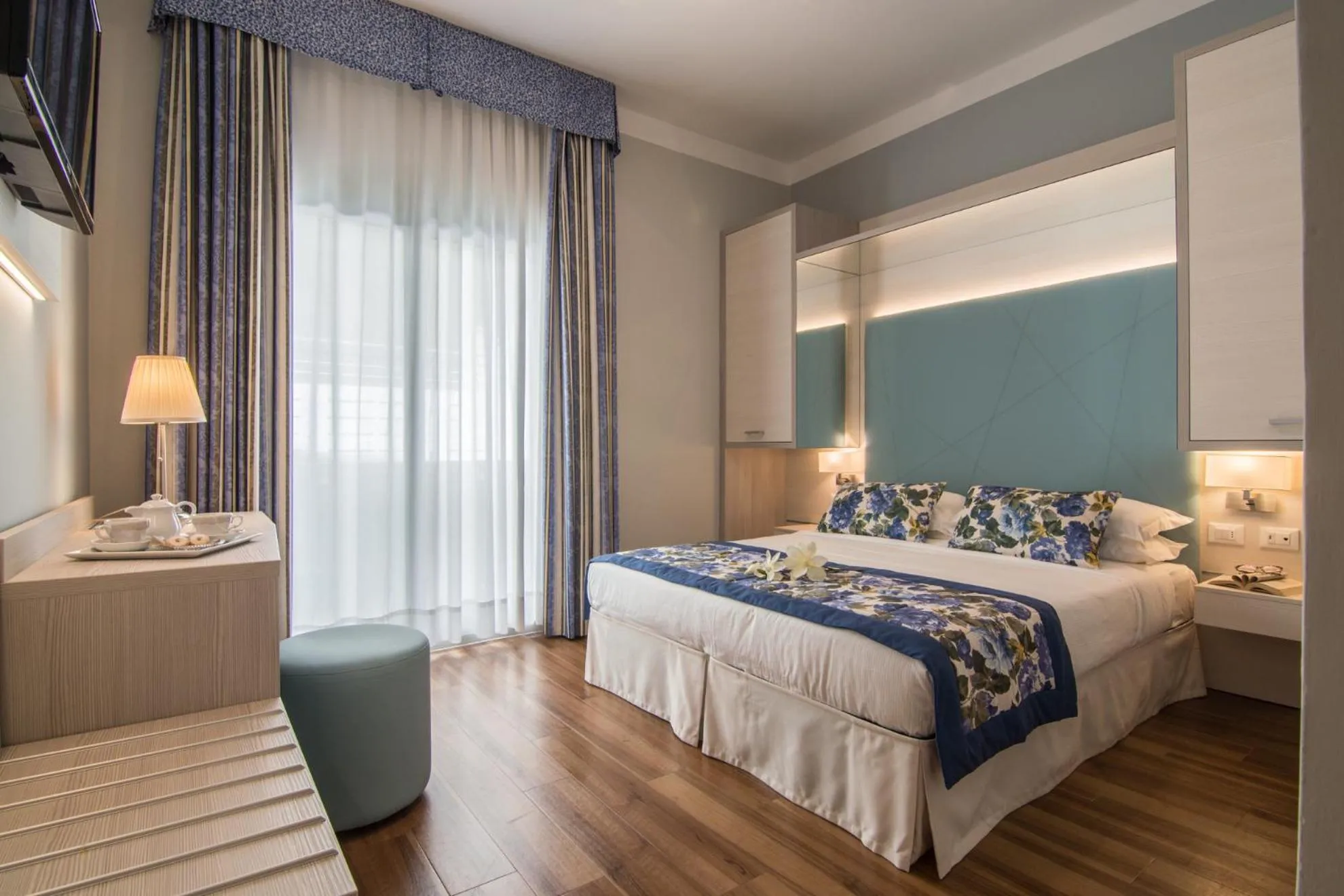 Bed in Hotel Doriana