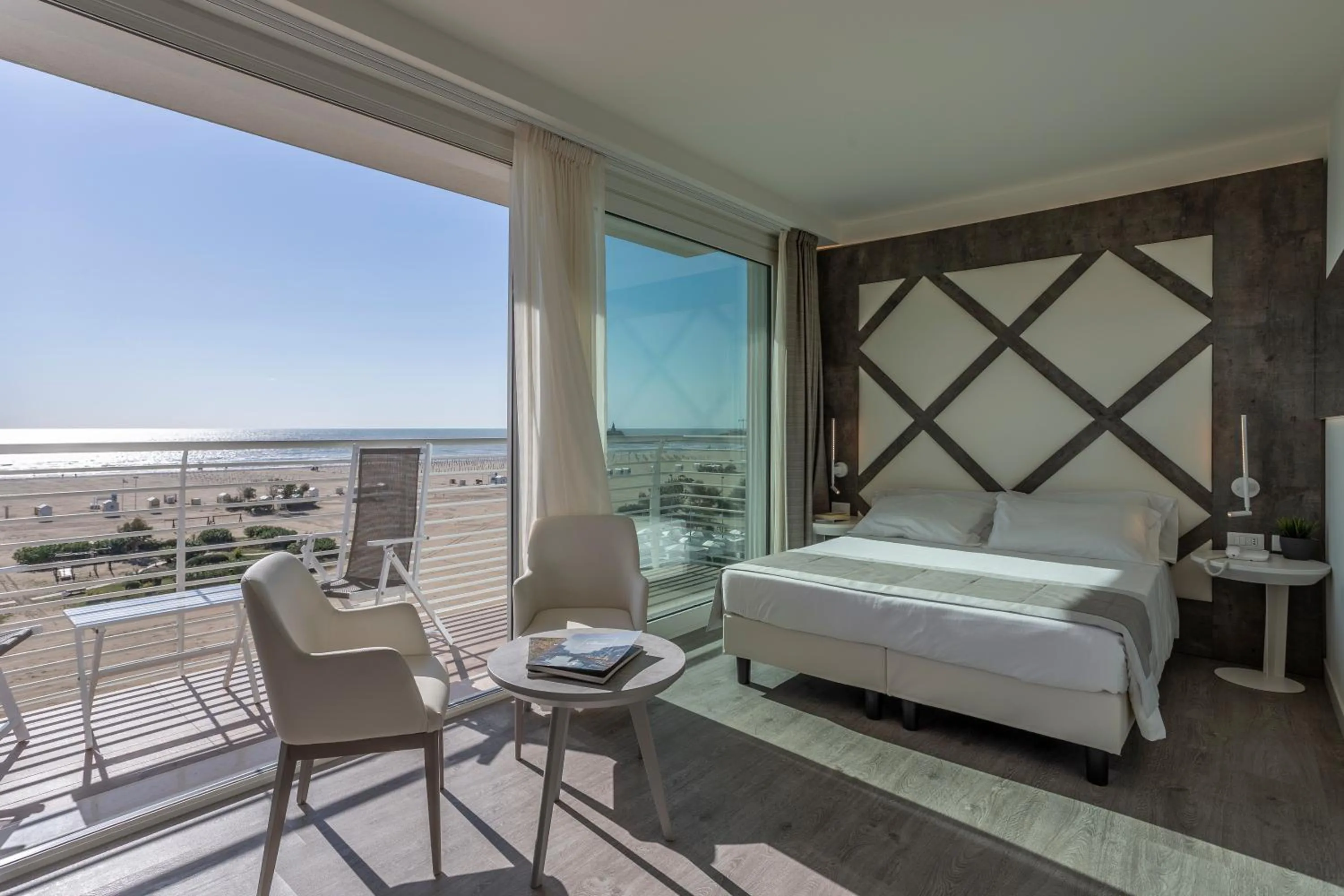 Bed in Hotel Doriana