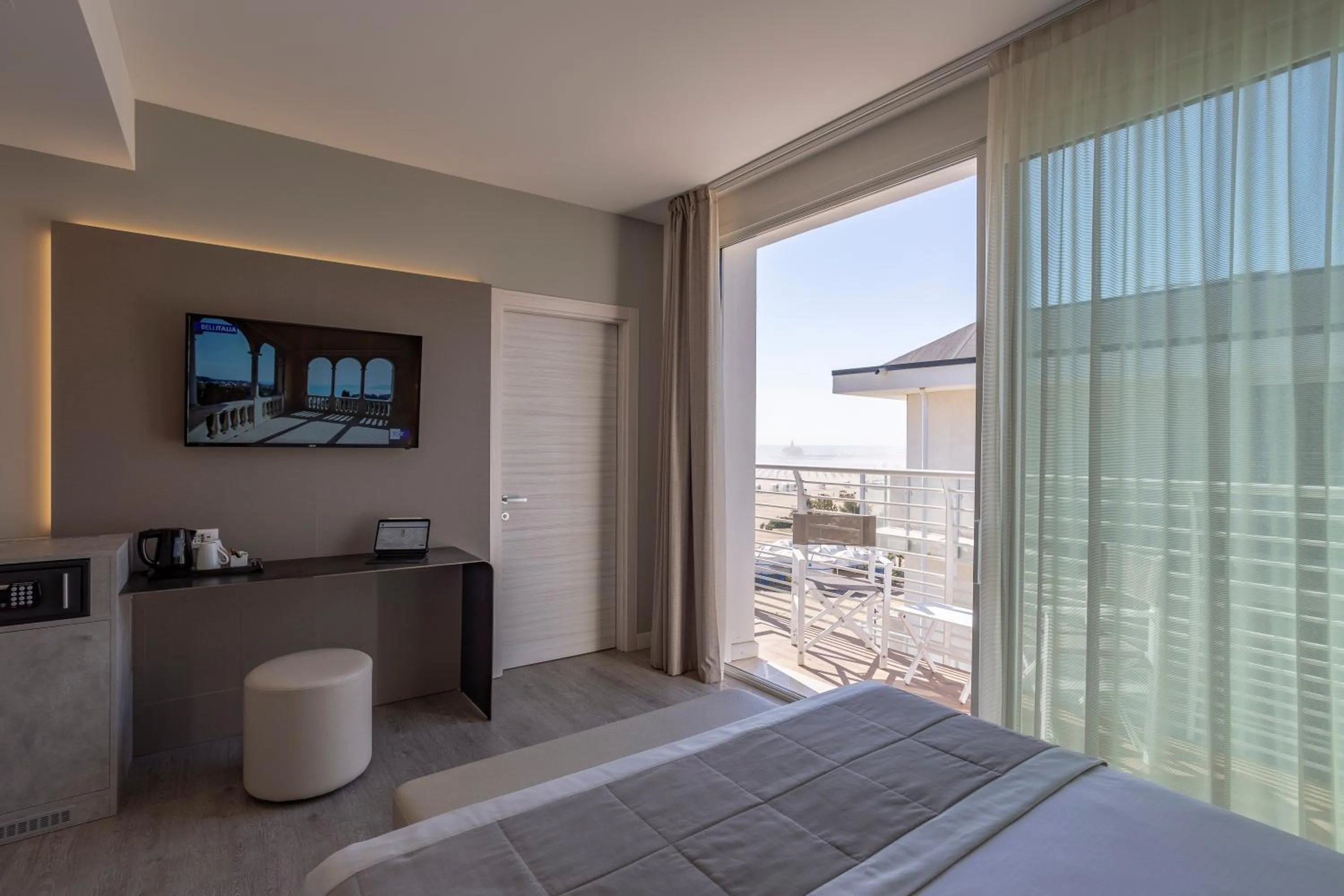 Bed in Hotel Doriana