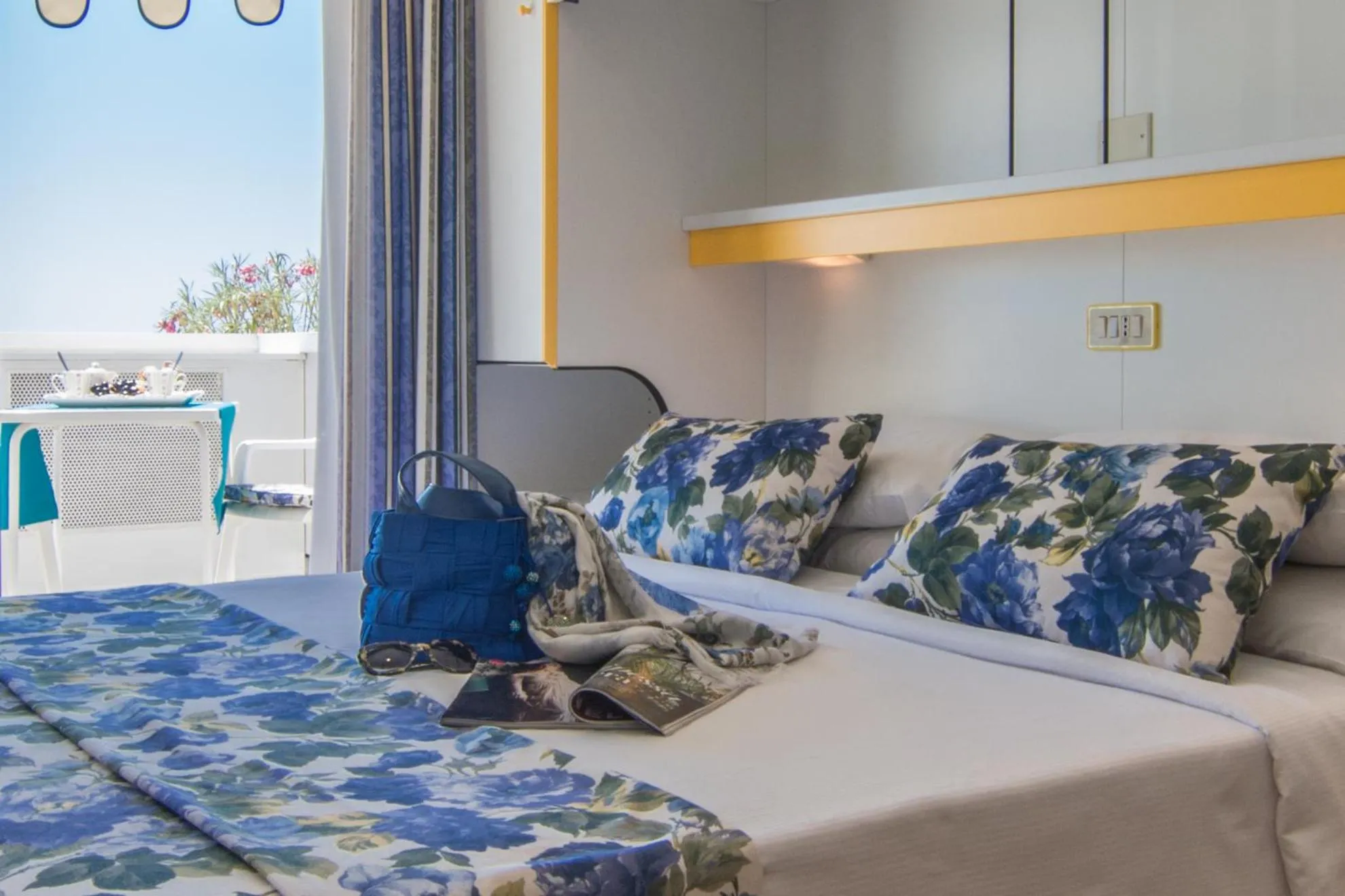 Decorative detail, Bed in Hotel Doriana