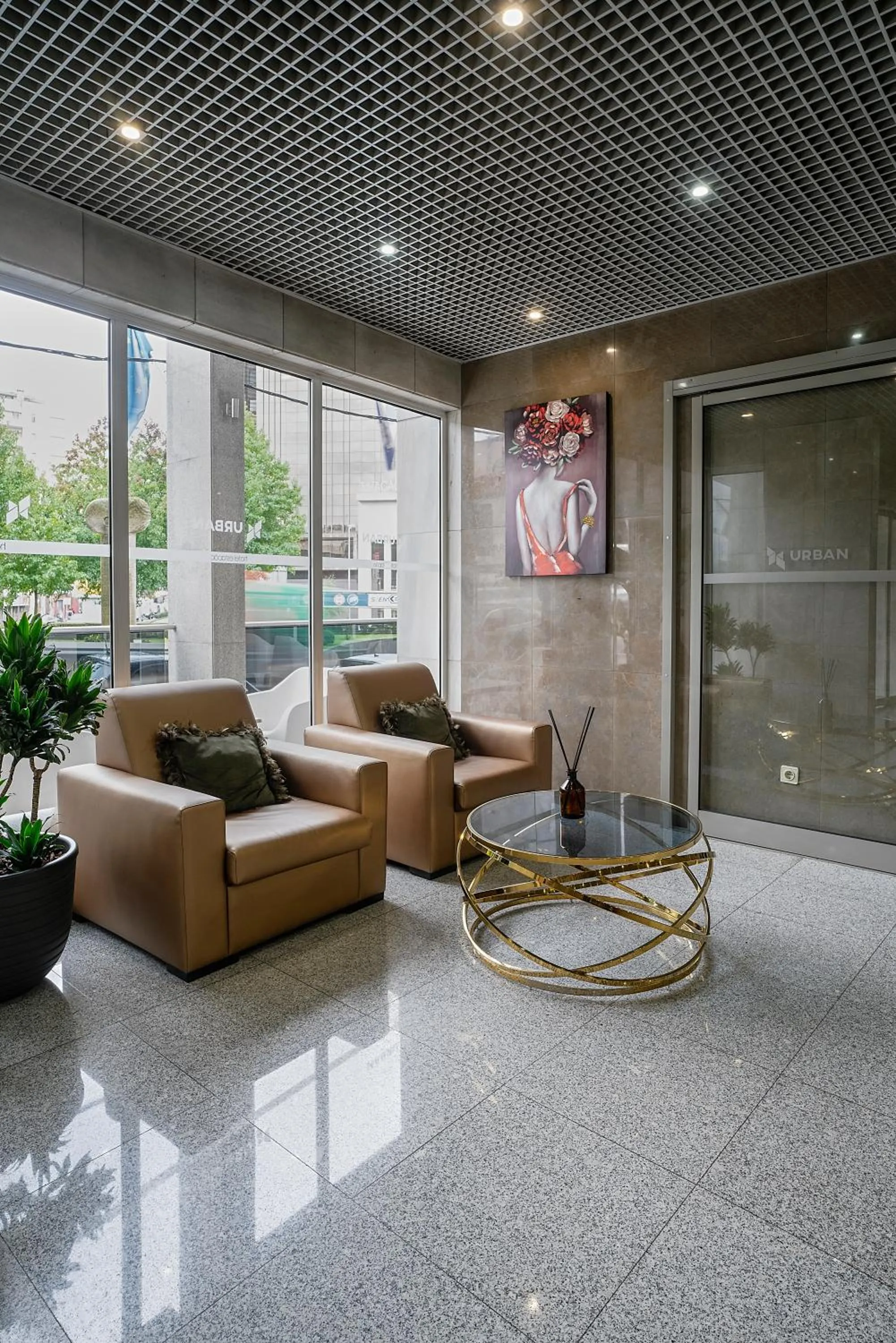 Lobby or reception in Hotel Estacão - Braga