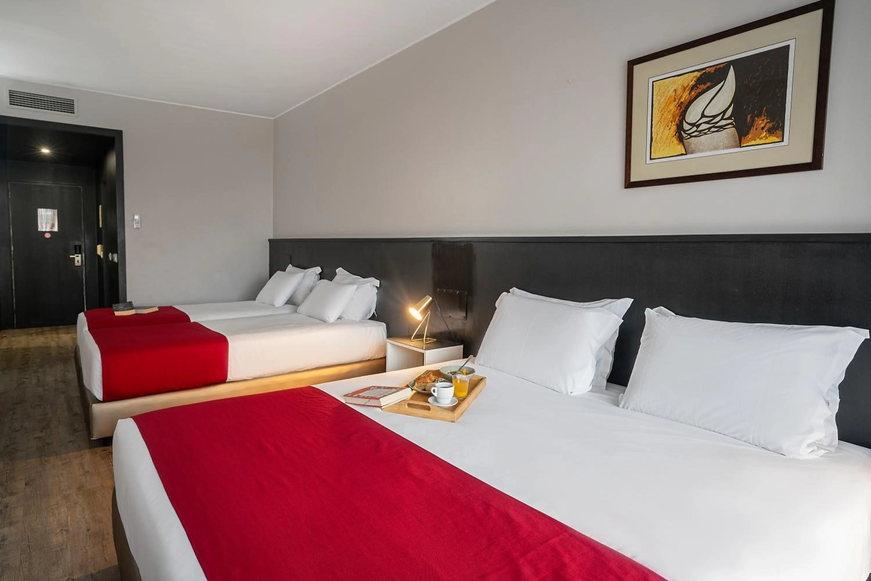 Bed in Hotel Estacão - Braga