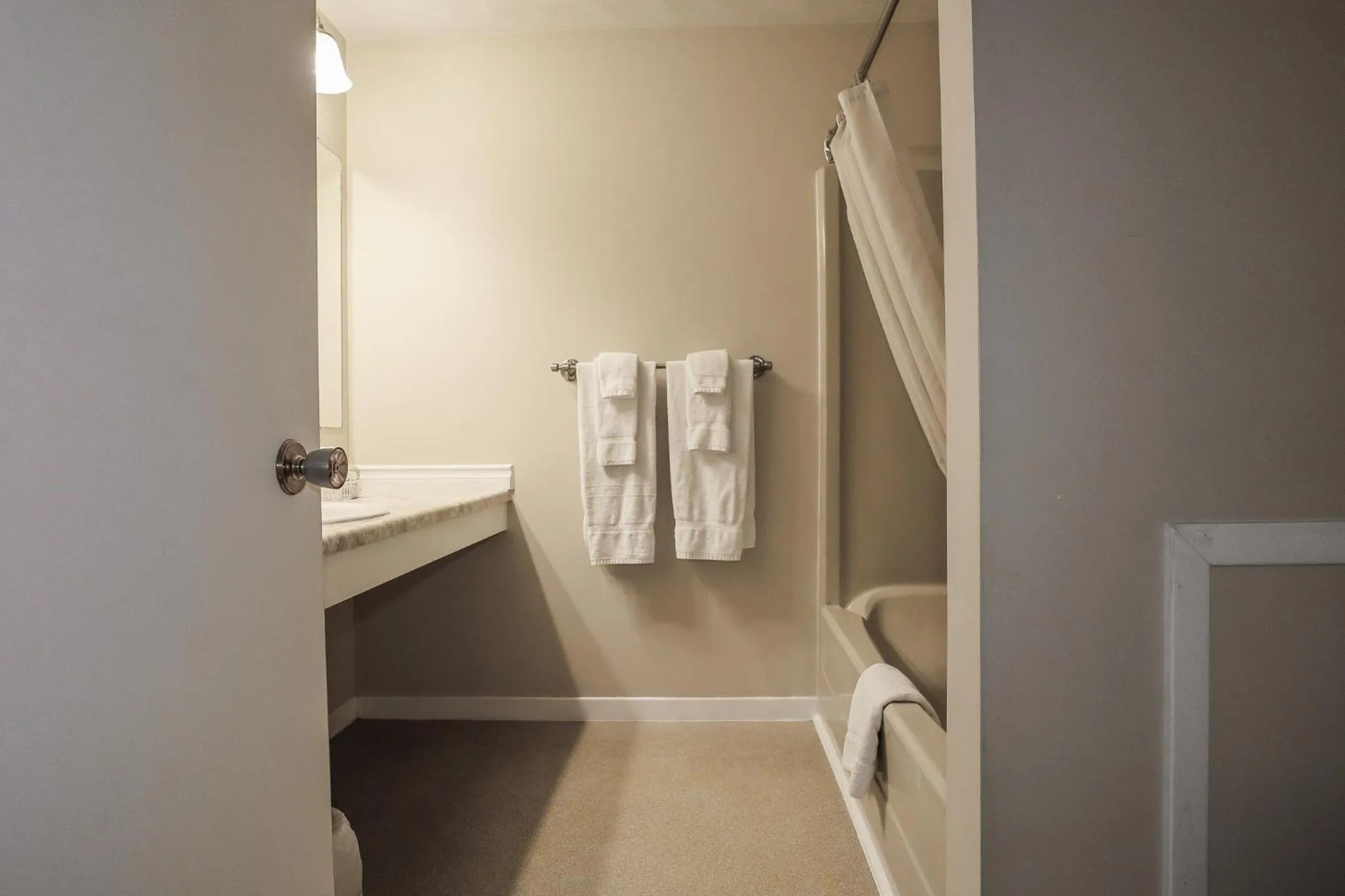 Bathroom in Atlantic Motel