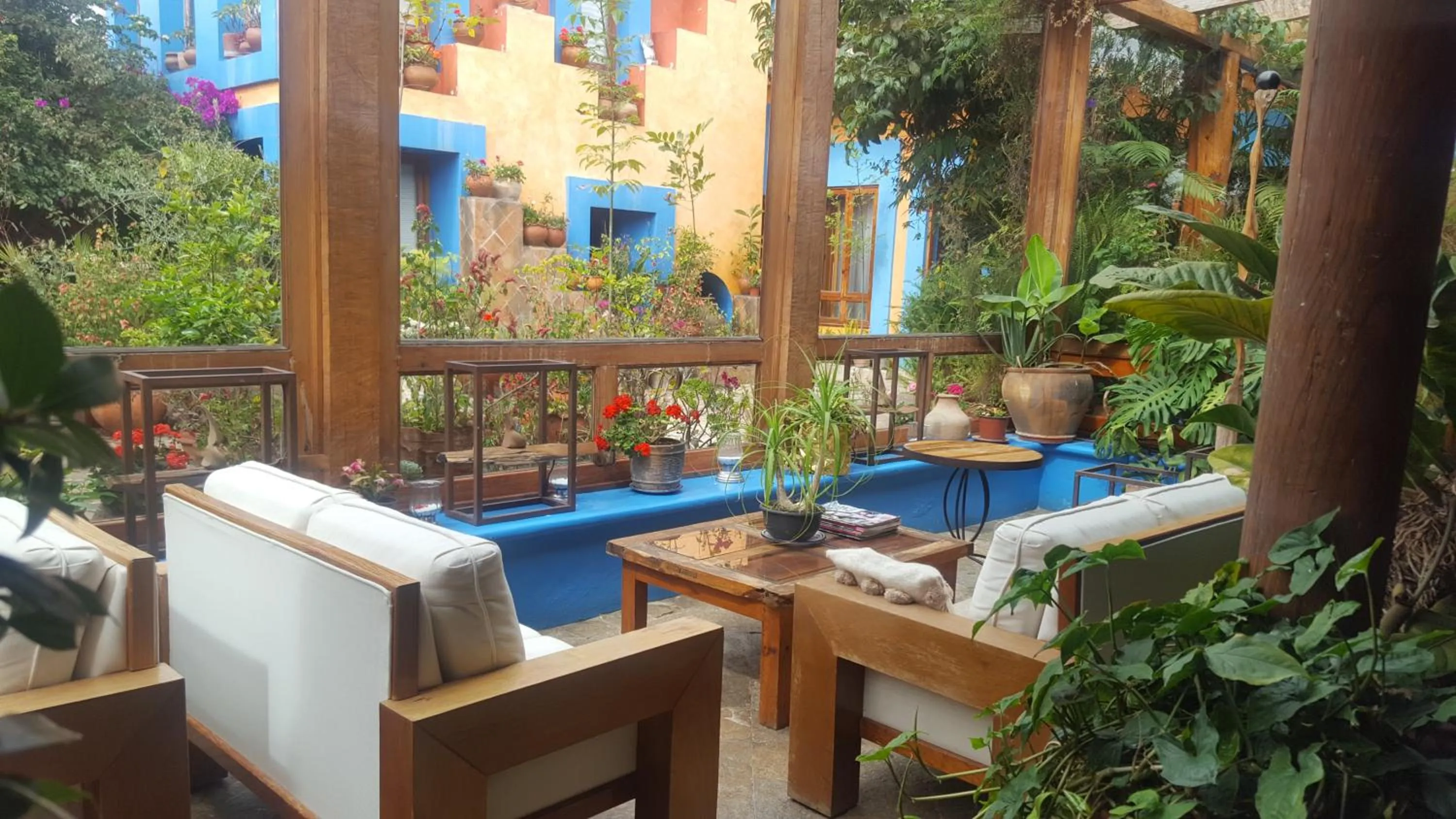 Seating area in Hotel Posada El Paraíso