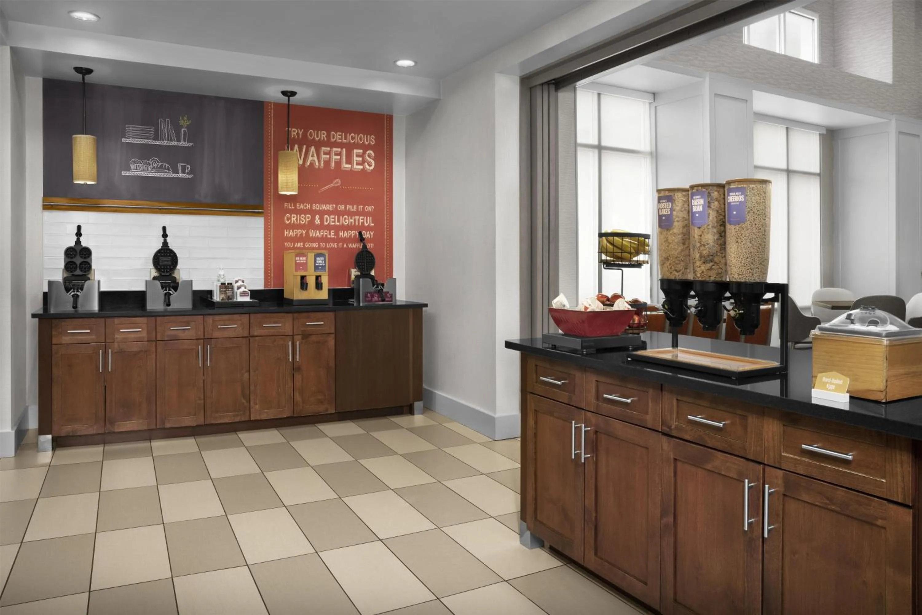 Breakfast in Hampton Inn & Suites Ocean City Bayfront-Convention Center