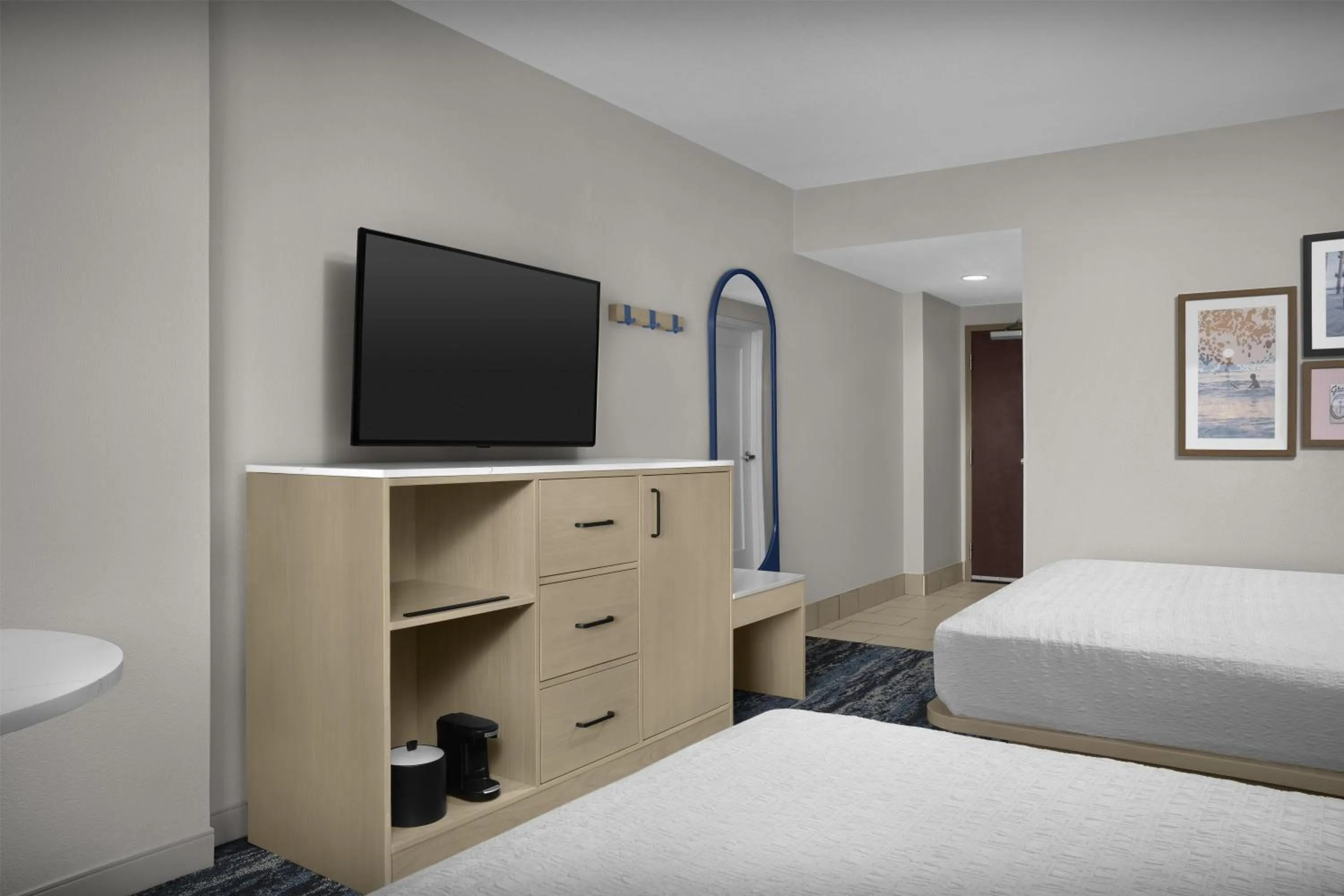 Bed in Hampton Inn & Suites Ocean City Bayfront-Convention Center