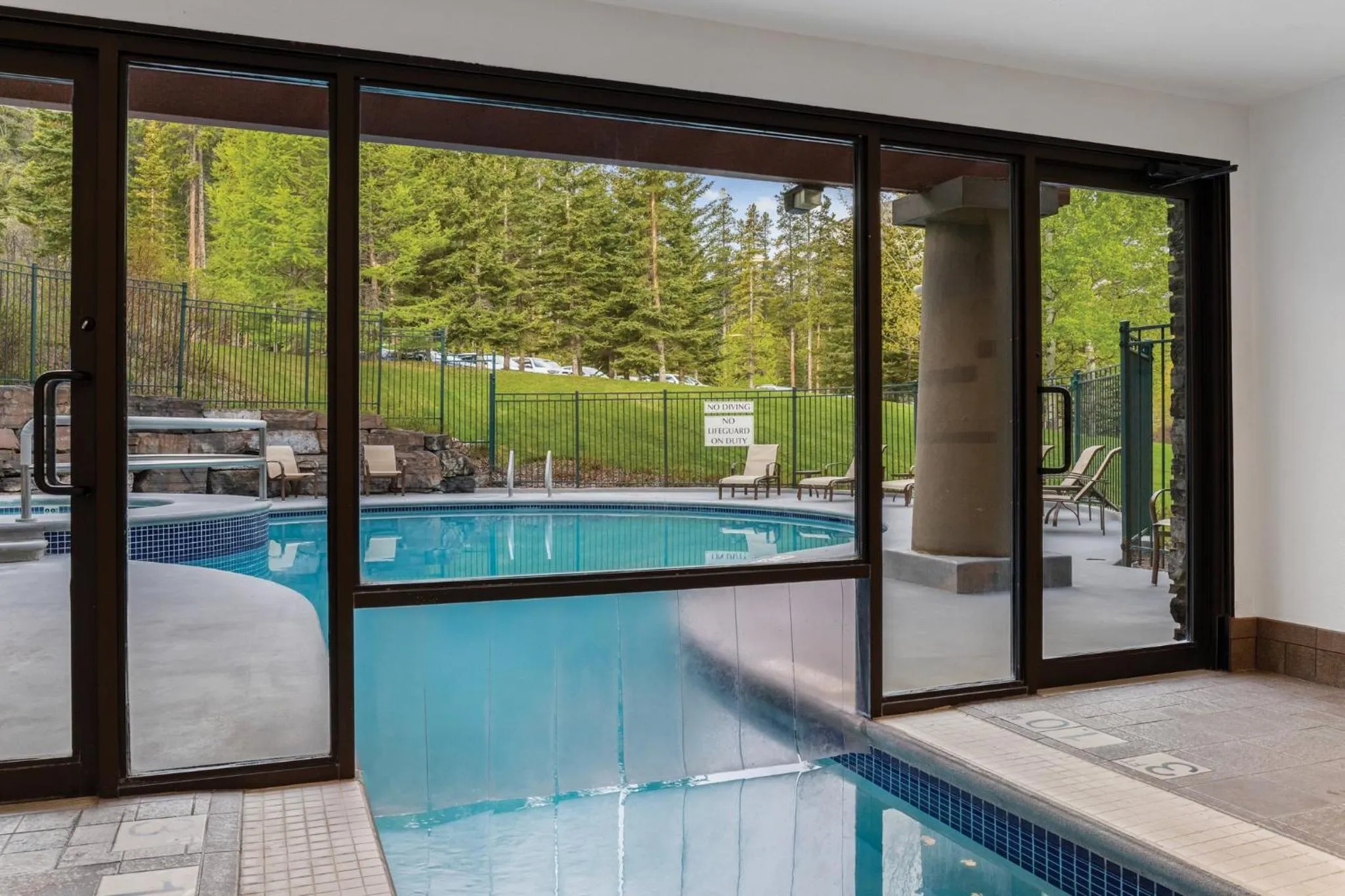 Swimming pool in WorldMark Canmore-Banff
