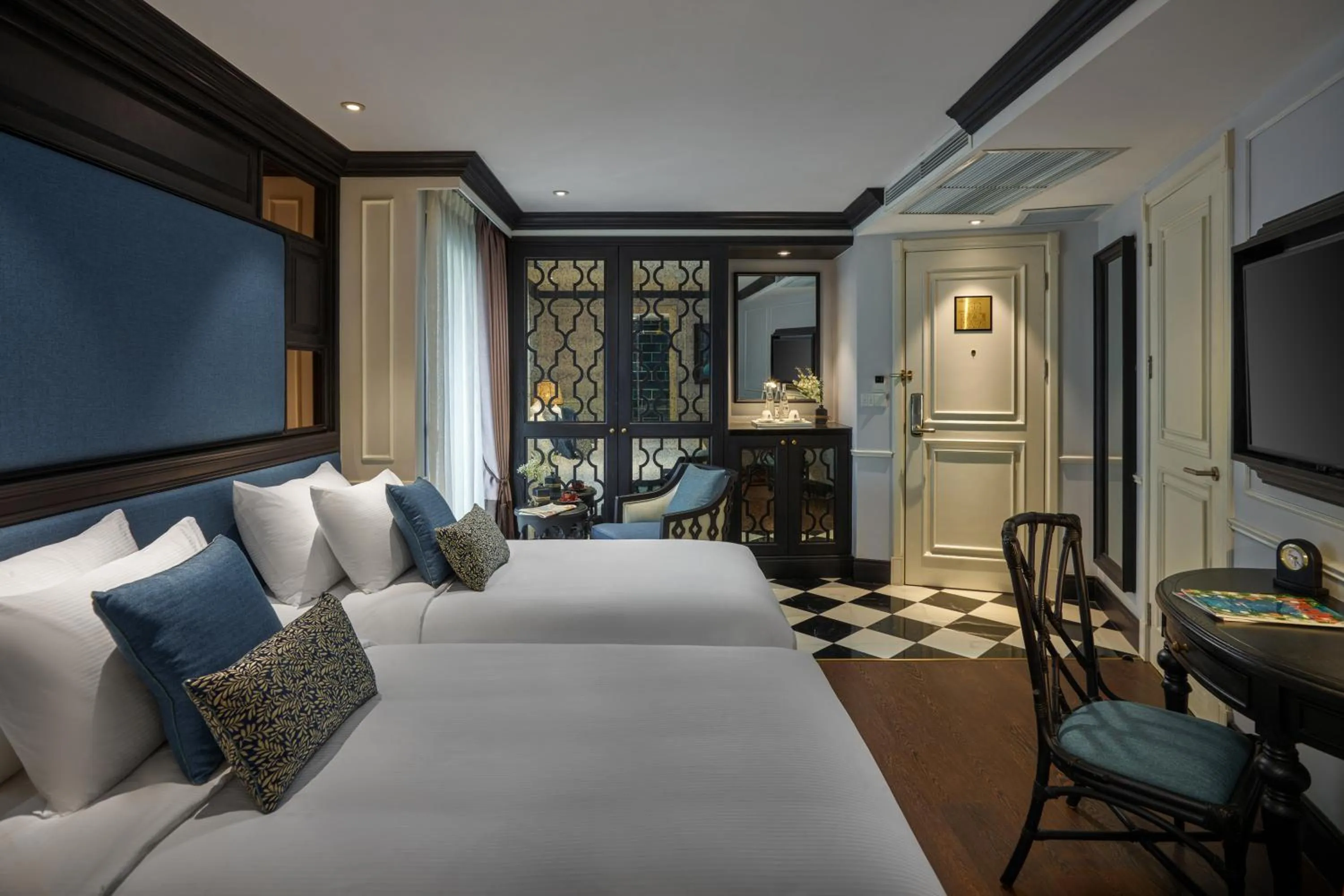Photo of the whole room, Bed in Aira Boutique Hanoi Hotel & Spa