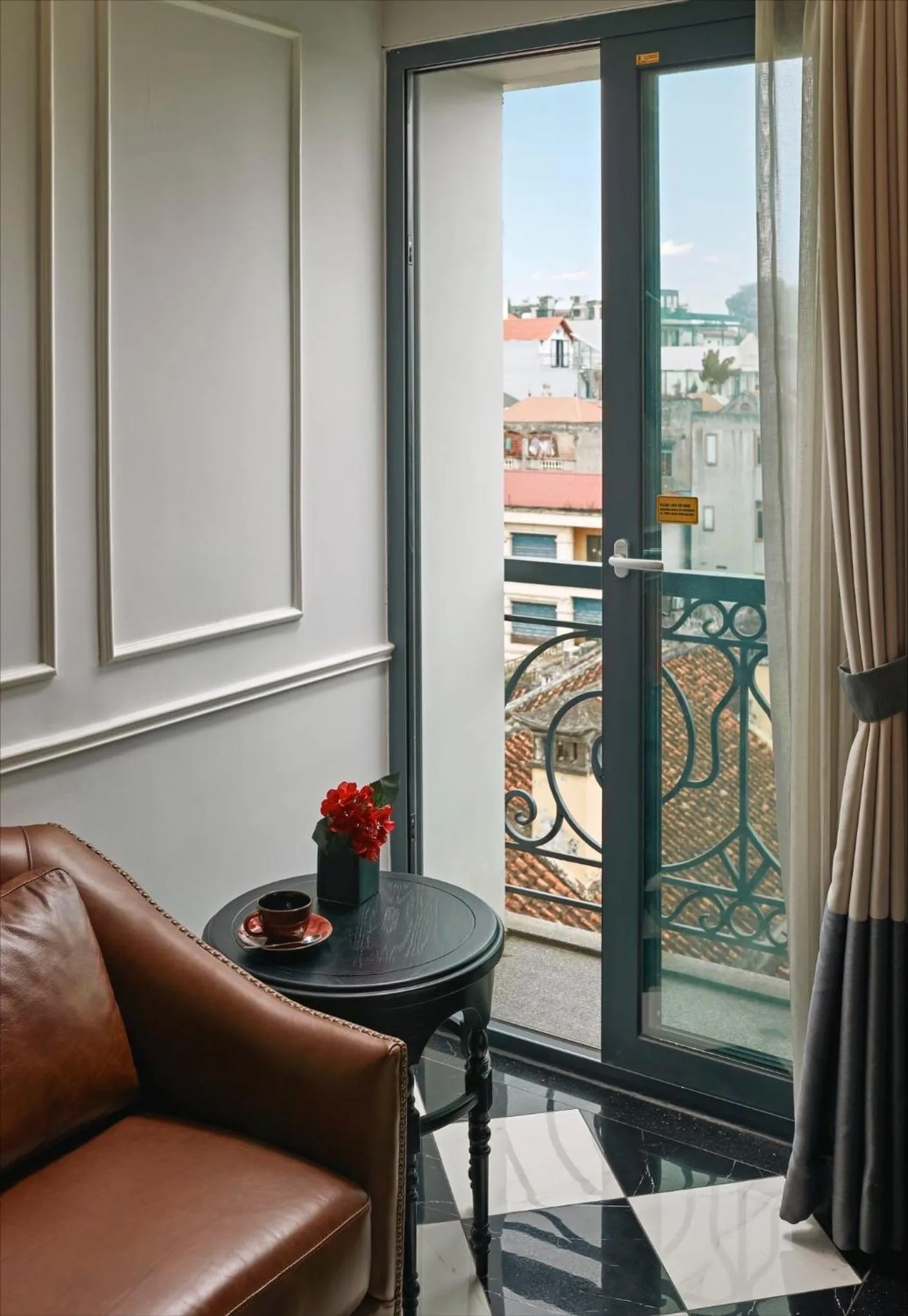 Balcony/Terrace in Aira Boutique Hanoi Hotel & Spa