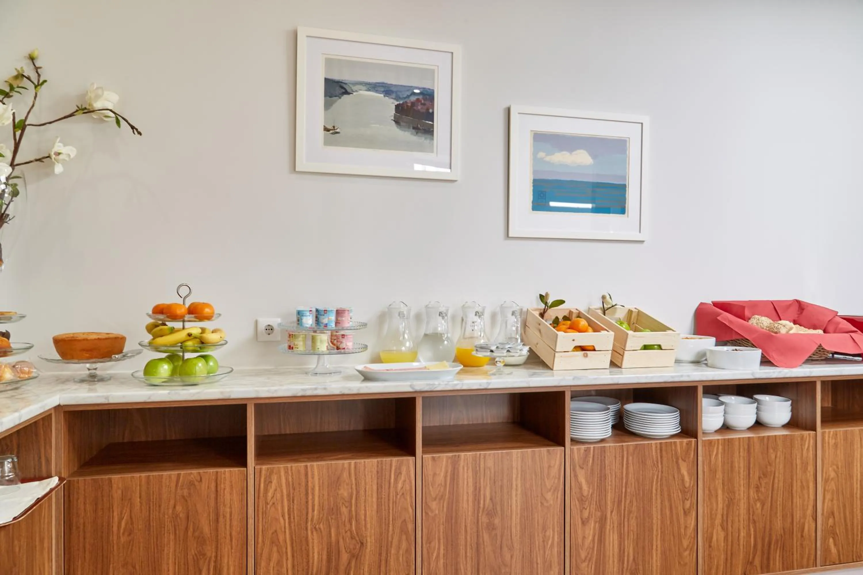 Buffet breakfast in Porto Domus Hotel