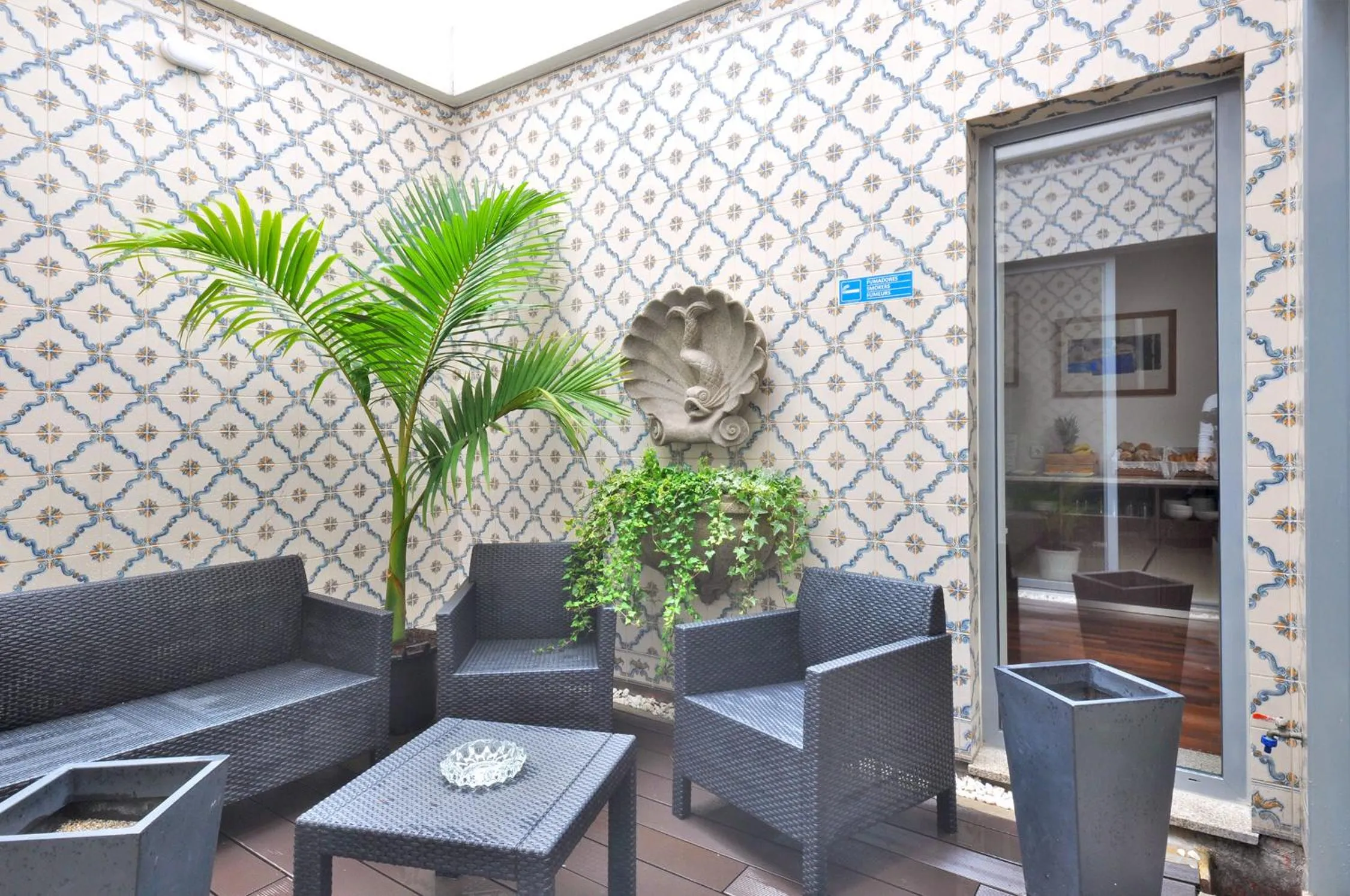 Balcony/Terrace in Porto Domus Hotel