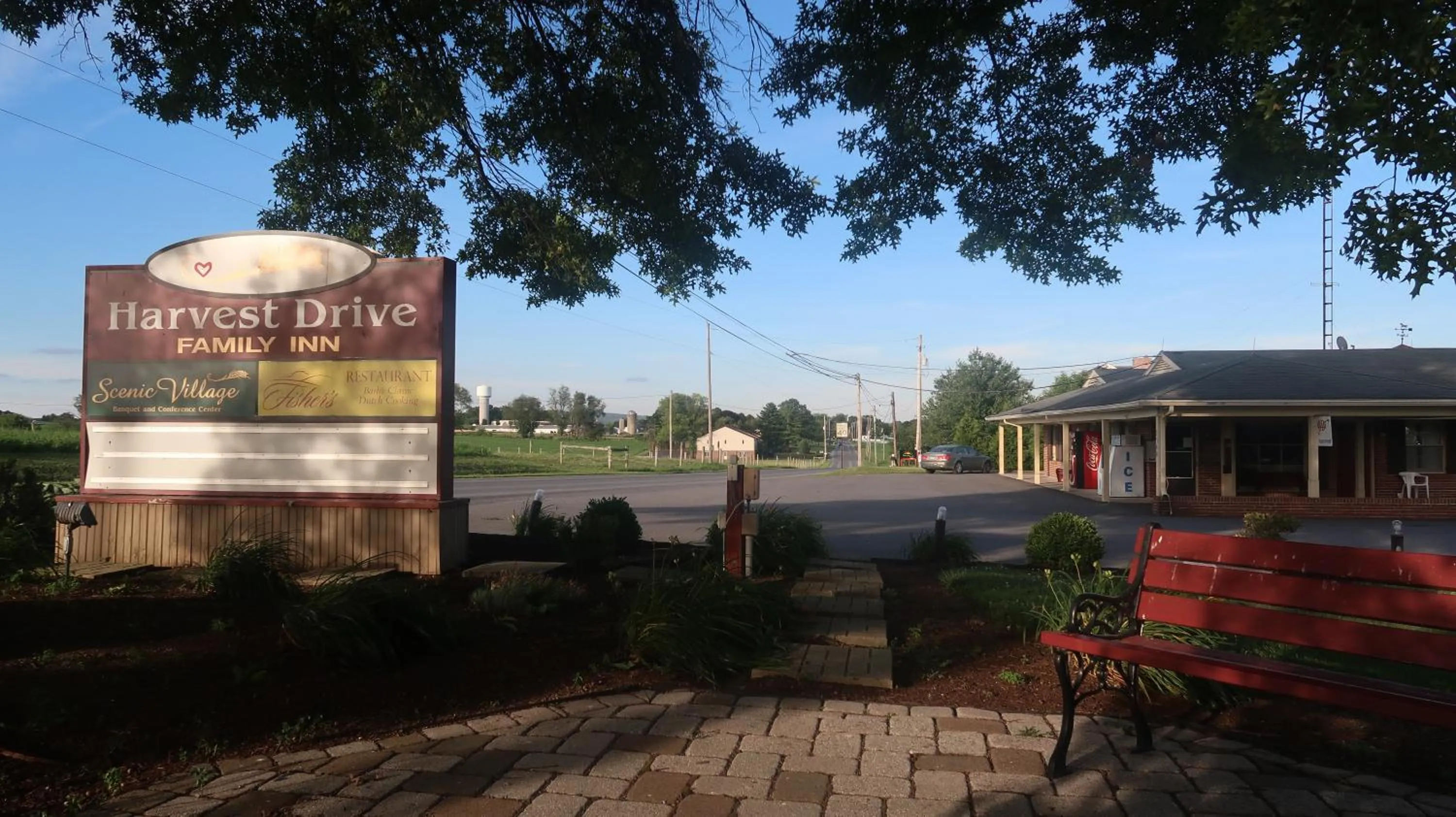 Property logo or sign in Harvest Drive Family Inn - Renovated Rooms