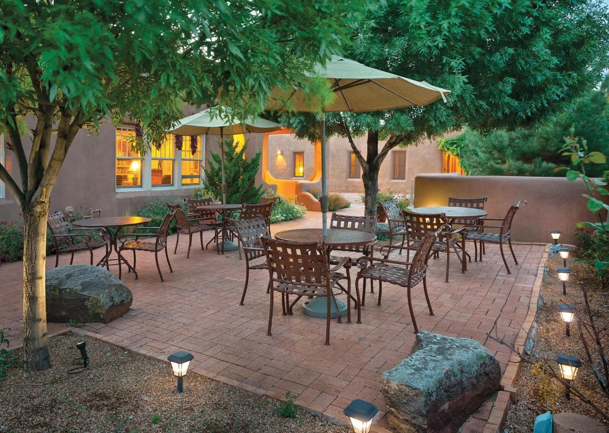 Inner courtyard view in WorldMark Santa Fe