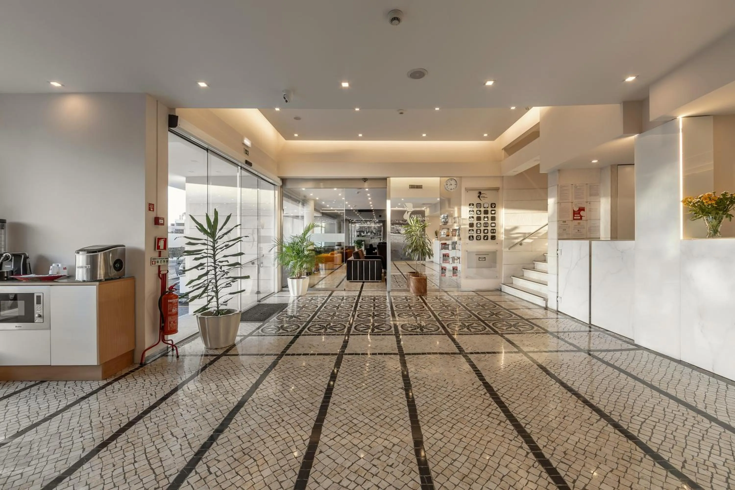 Lobby or reception in Hotel Alvorada