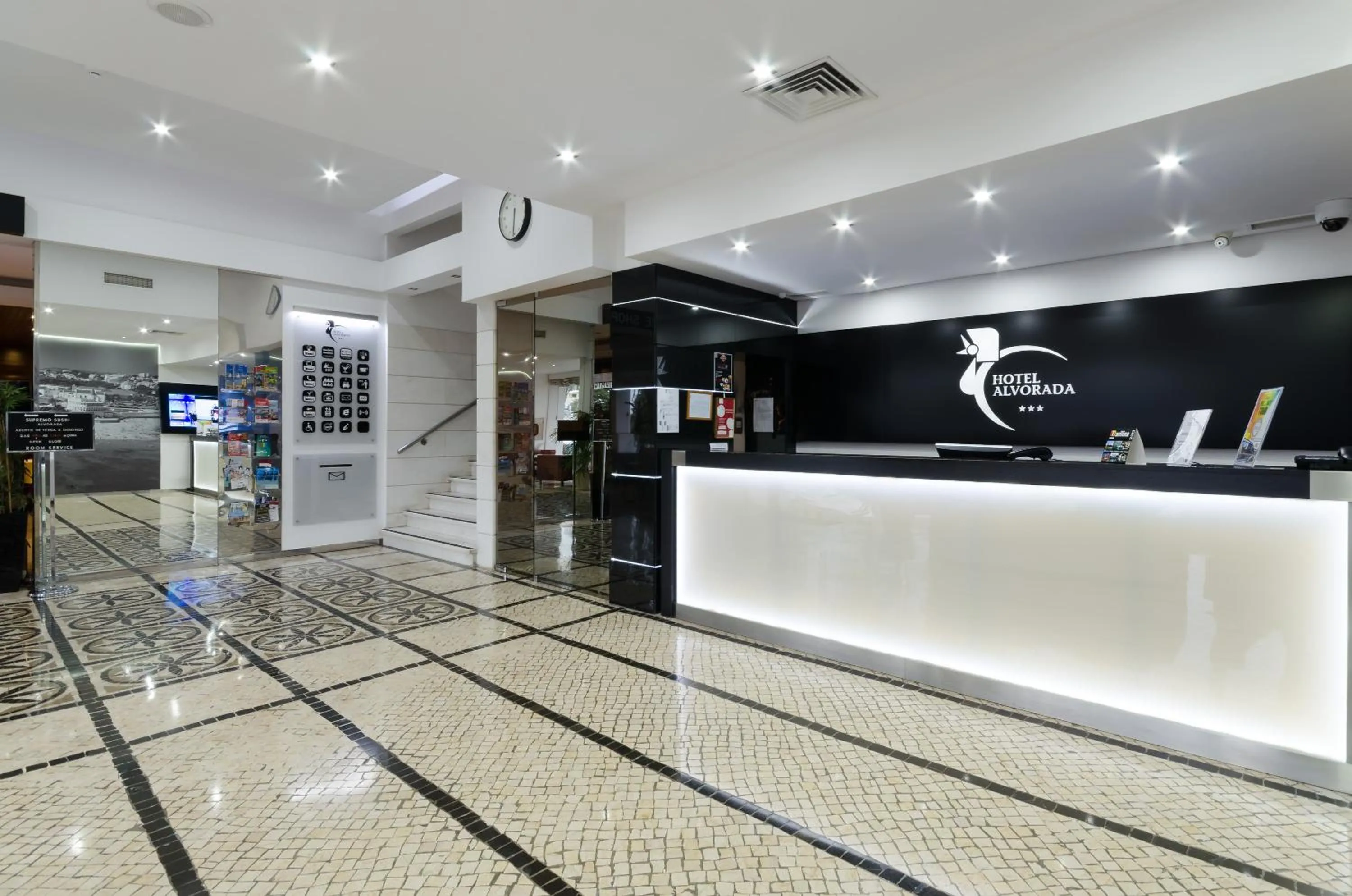 Lobby or reception in Hotel Alvorada