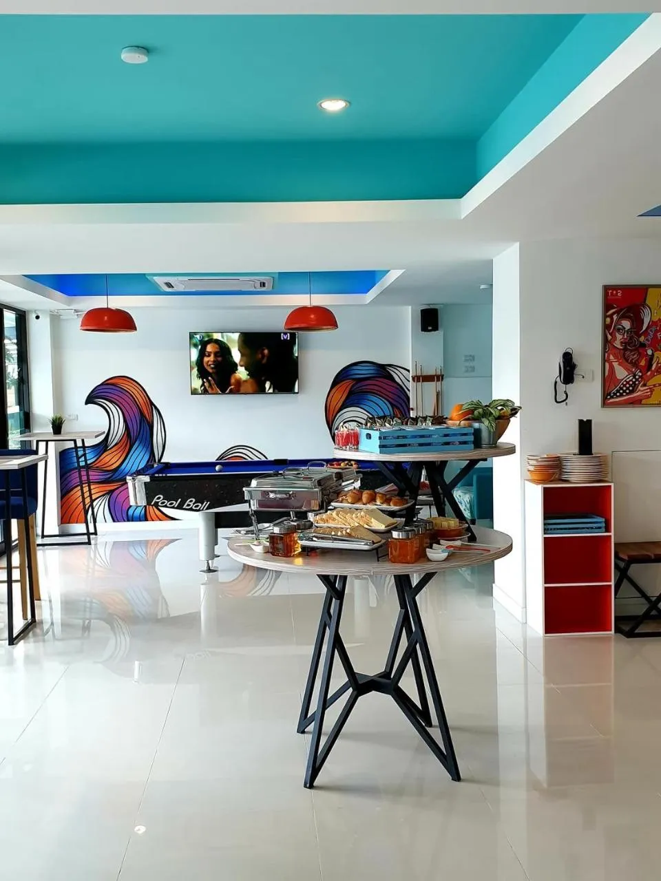 Continental breakfast in T2 Jomtien Pattaya