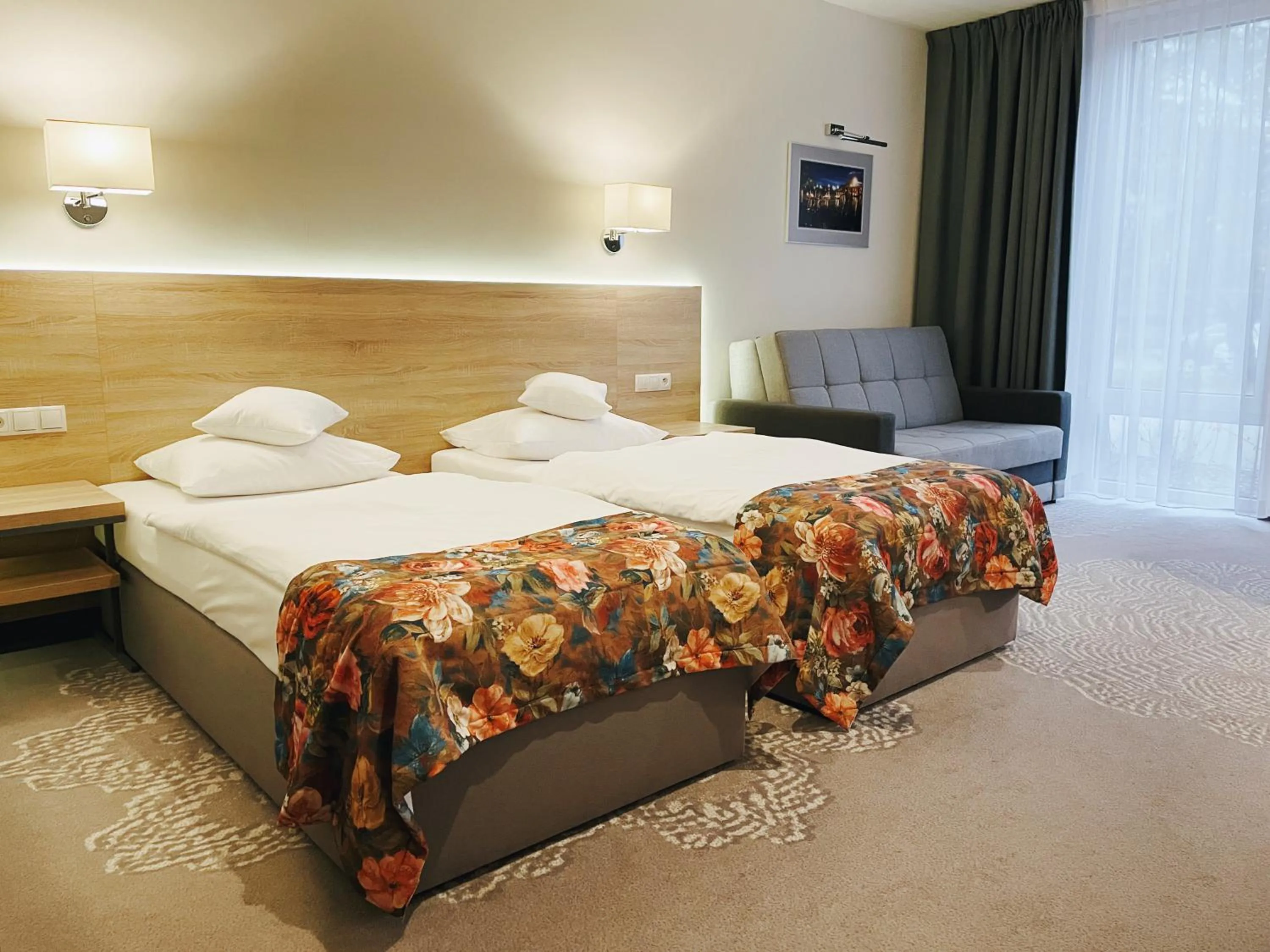 Bed in Gościniec Folwark Nadawki