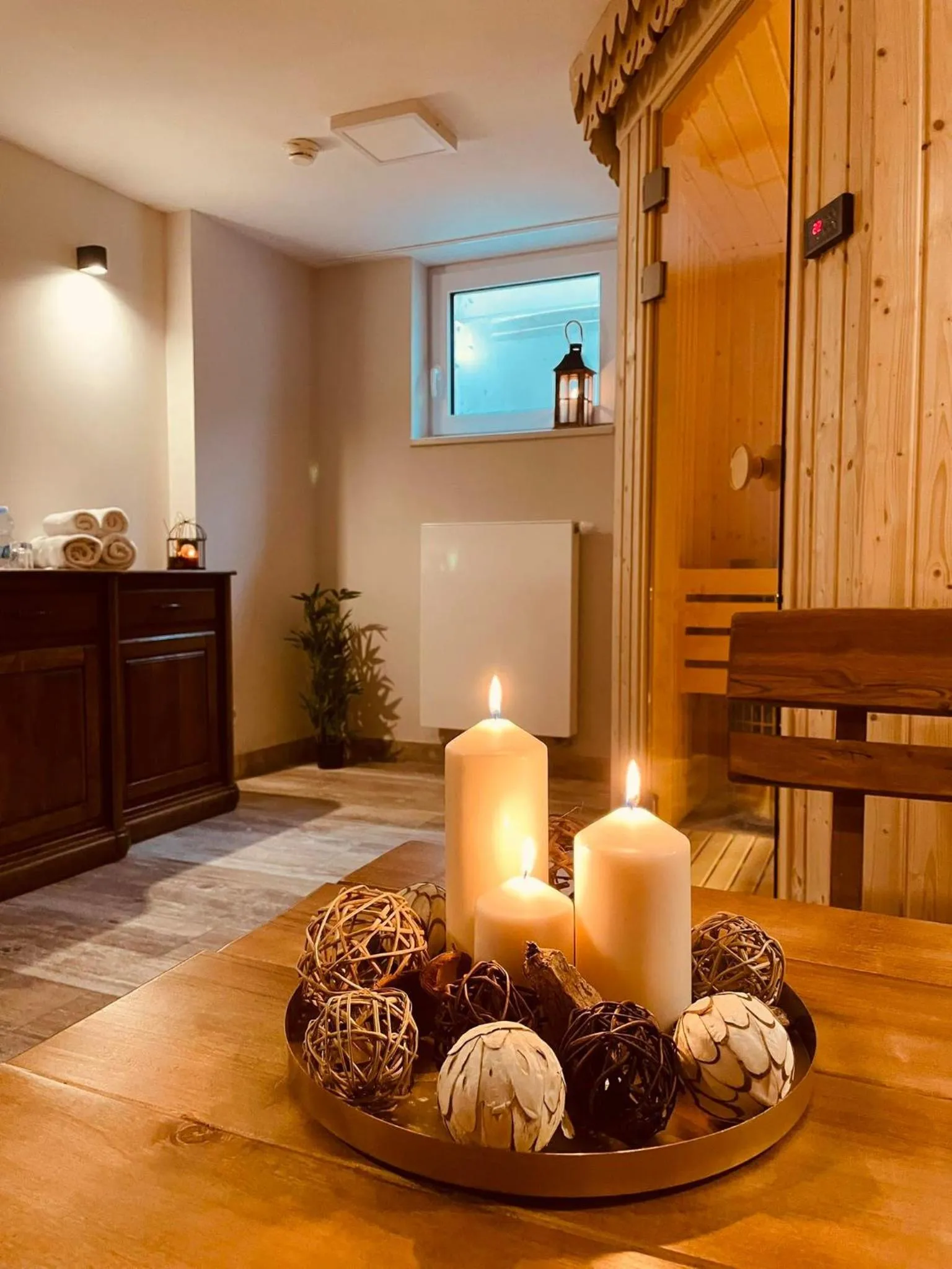 Sauna in Gościniec Folwark Nadawki