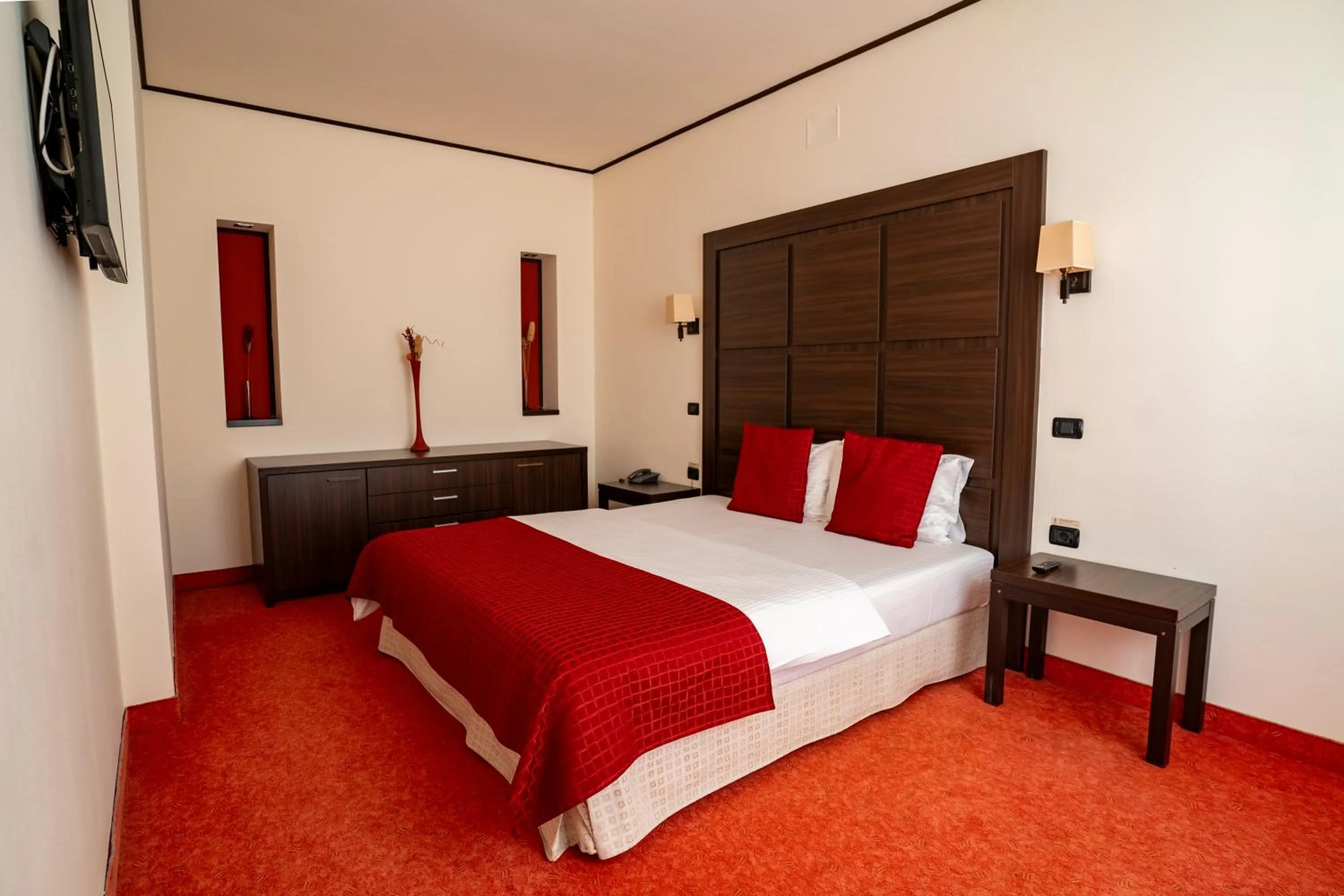 Bed in Hotel Aurelia