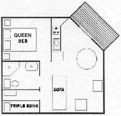 Floor plan in Lighthouse Beach Holiday Village