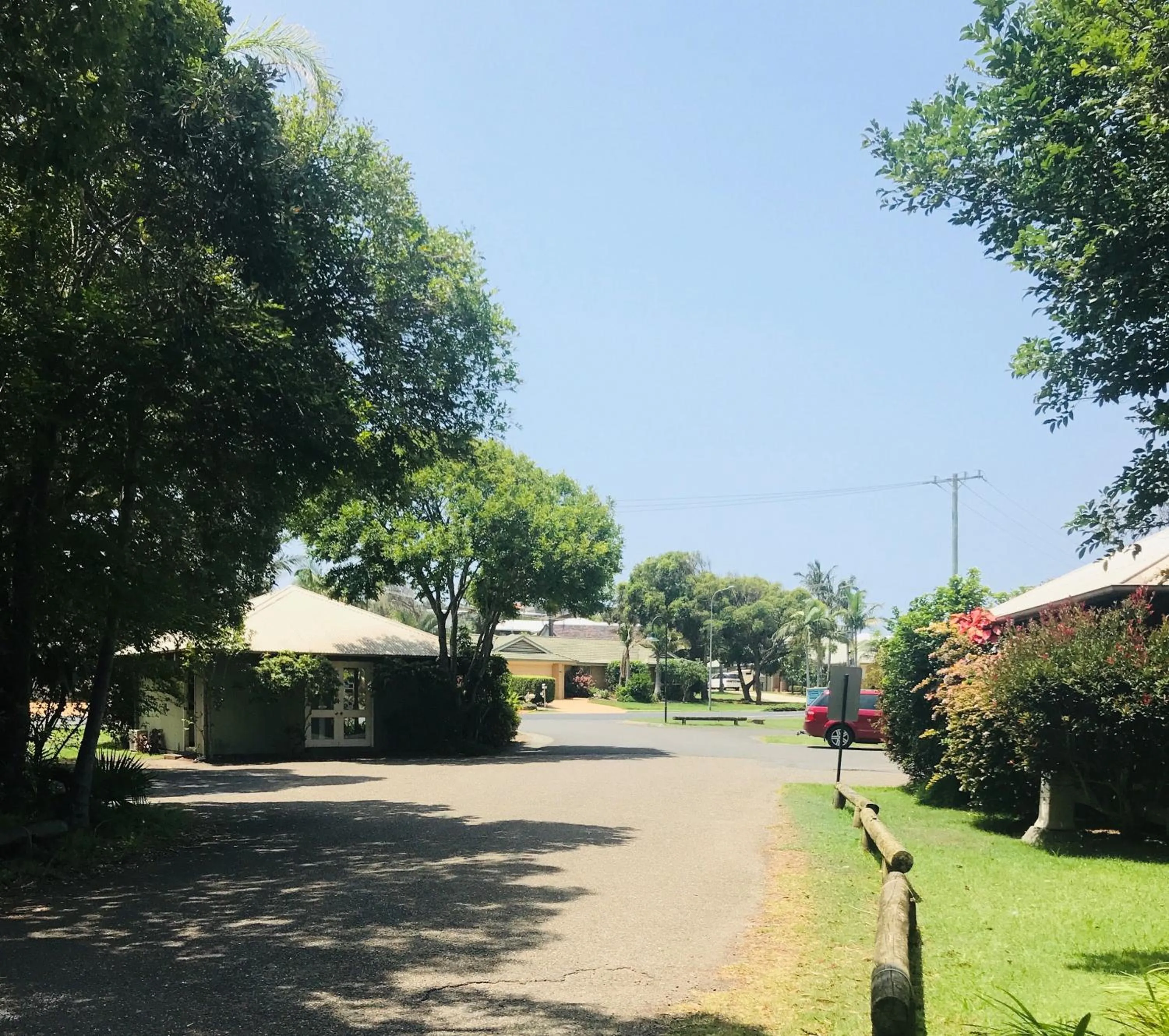 Street view in Lighthouse Beach Holiday Village