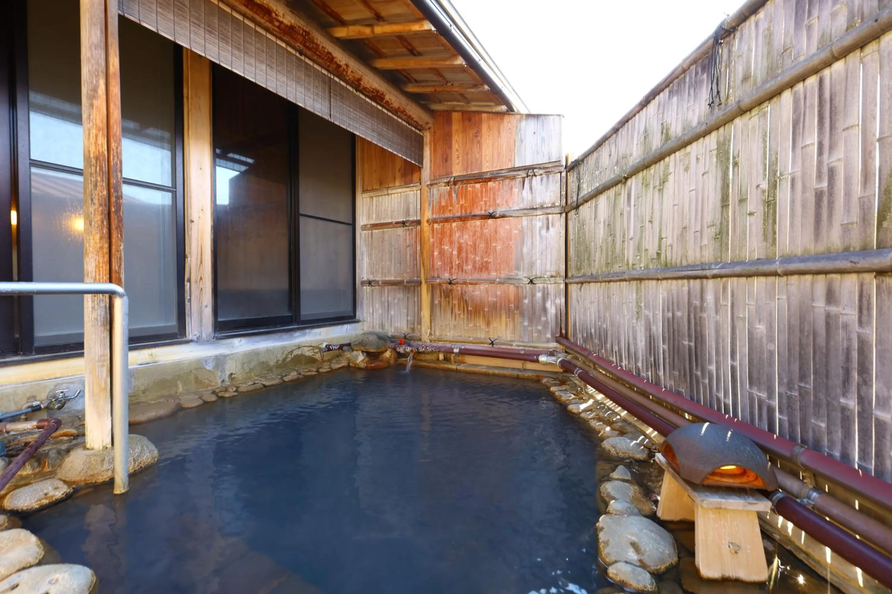 Open Air Bath in Shibu Hotel