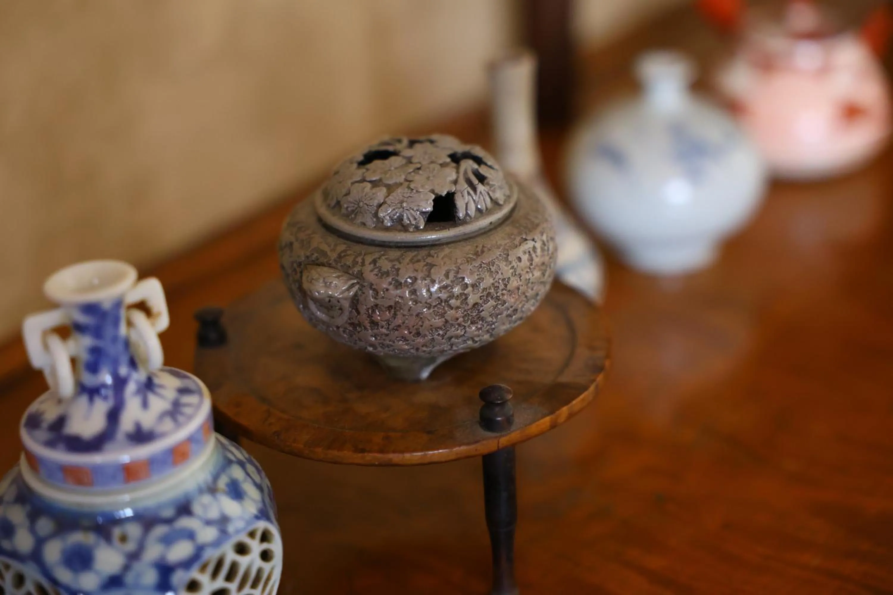 Decorative detail in Ikariya Ryokan