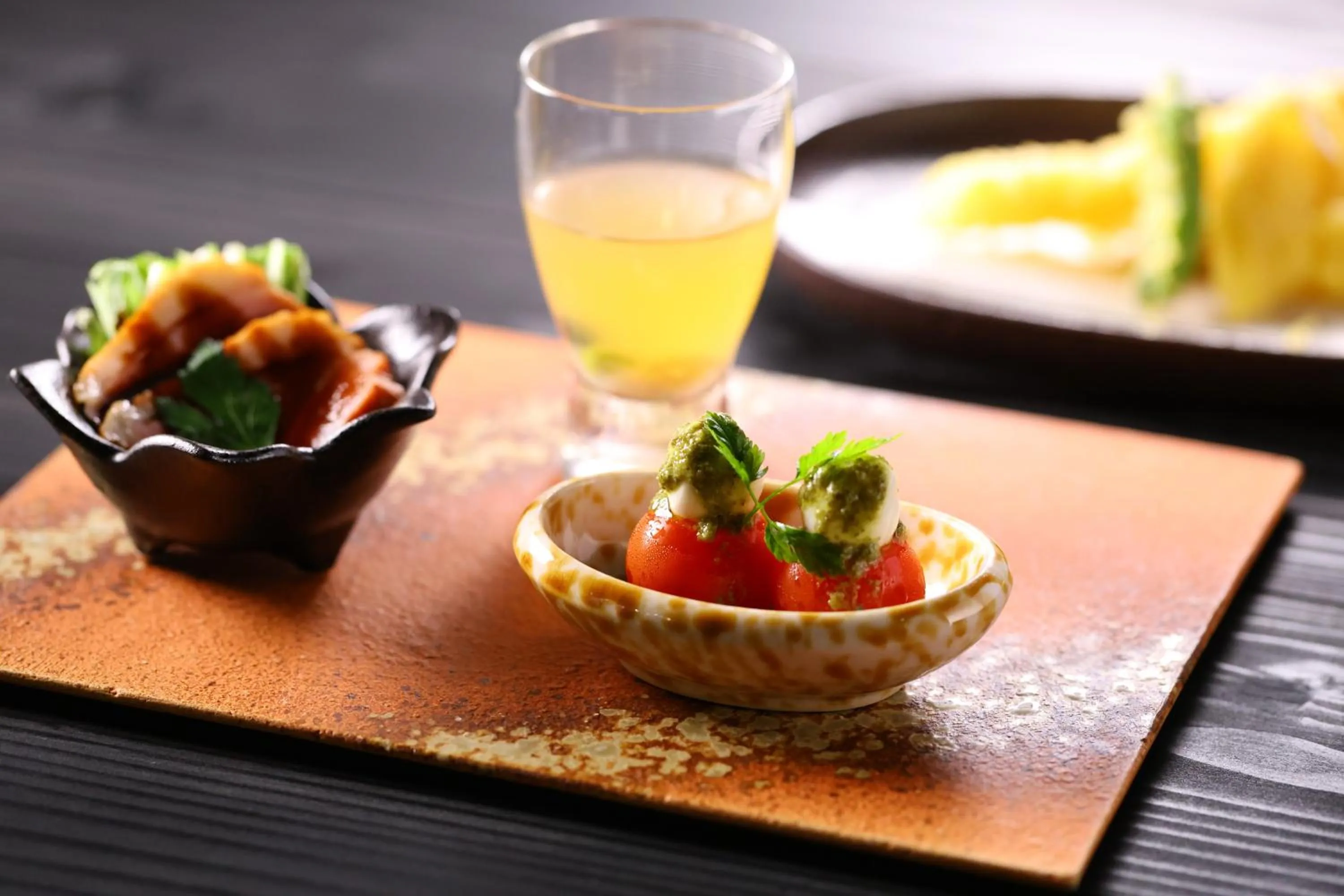 Food close-up in Ikariya Ryokan
