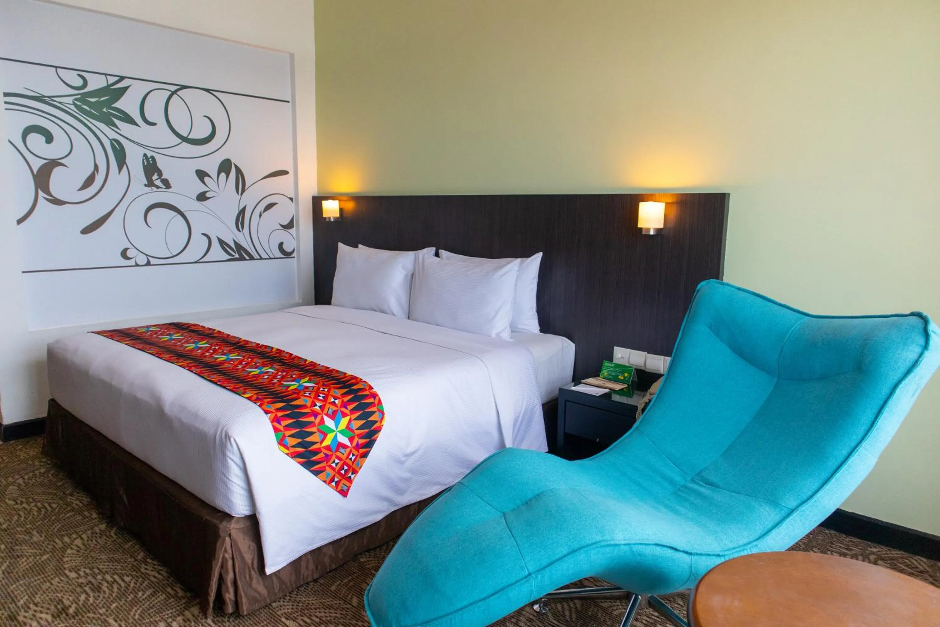 Bed in The Klagan Hotel