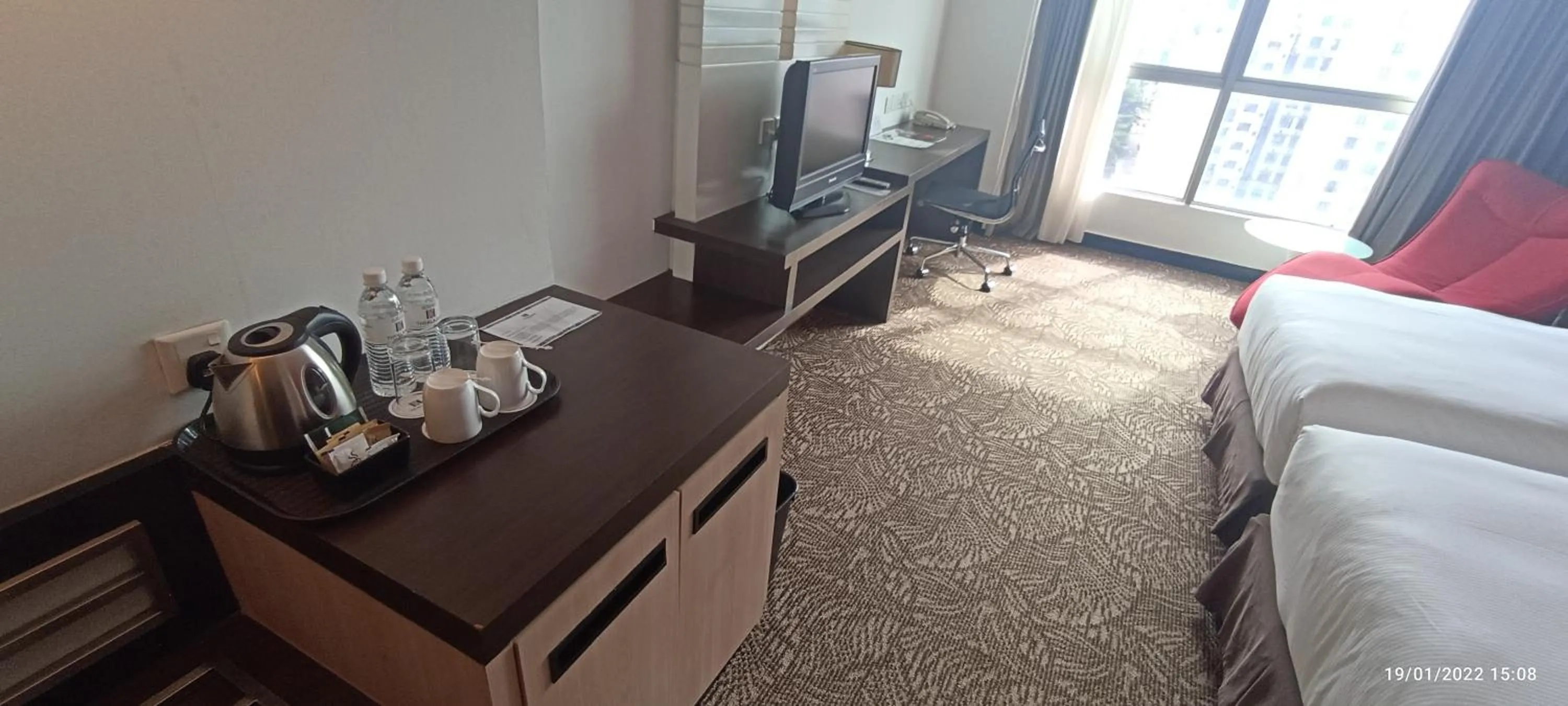 Living room, Bed in The Klagan Hotel