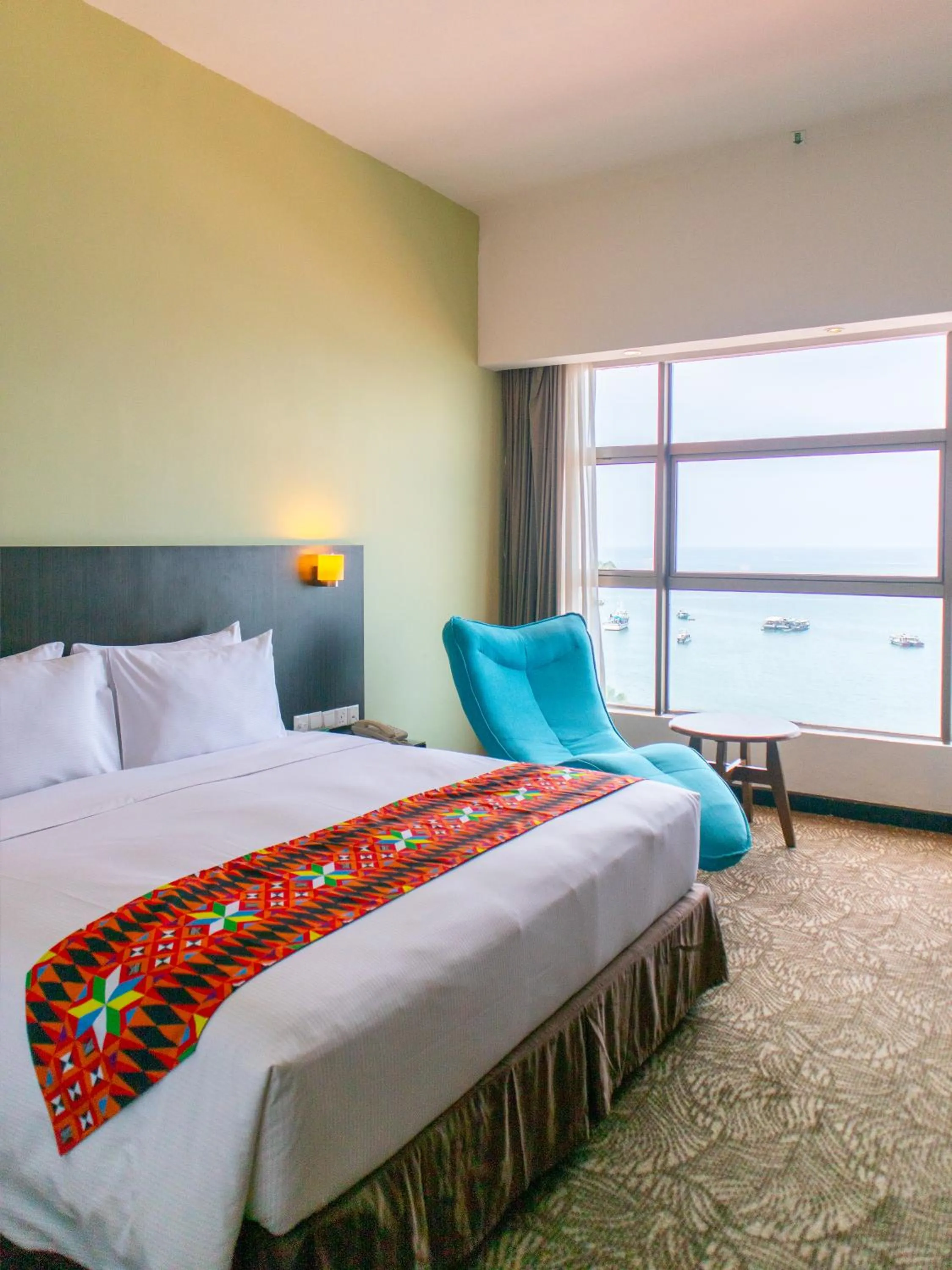 Bed in The Klagan Hotel