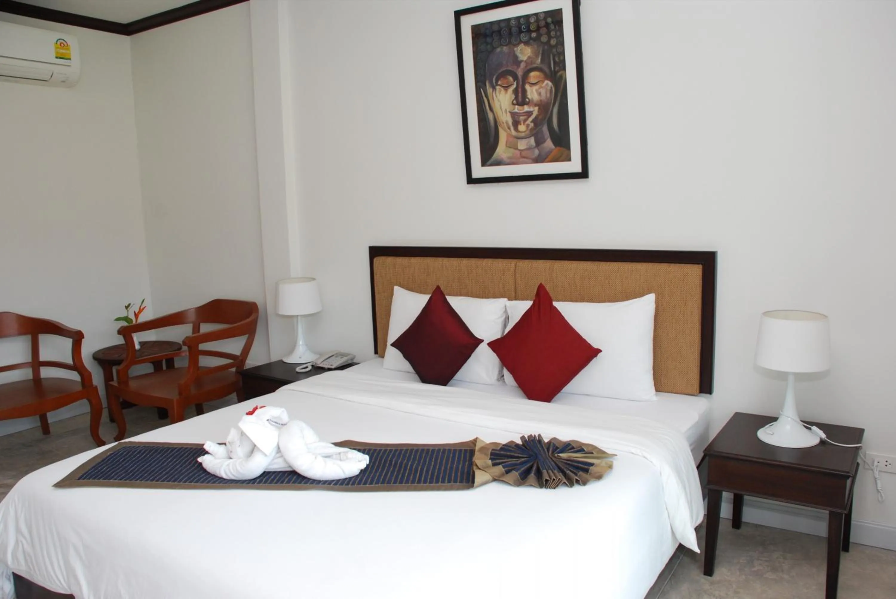 Decorative detail, Bed in Phukamala Suite