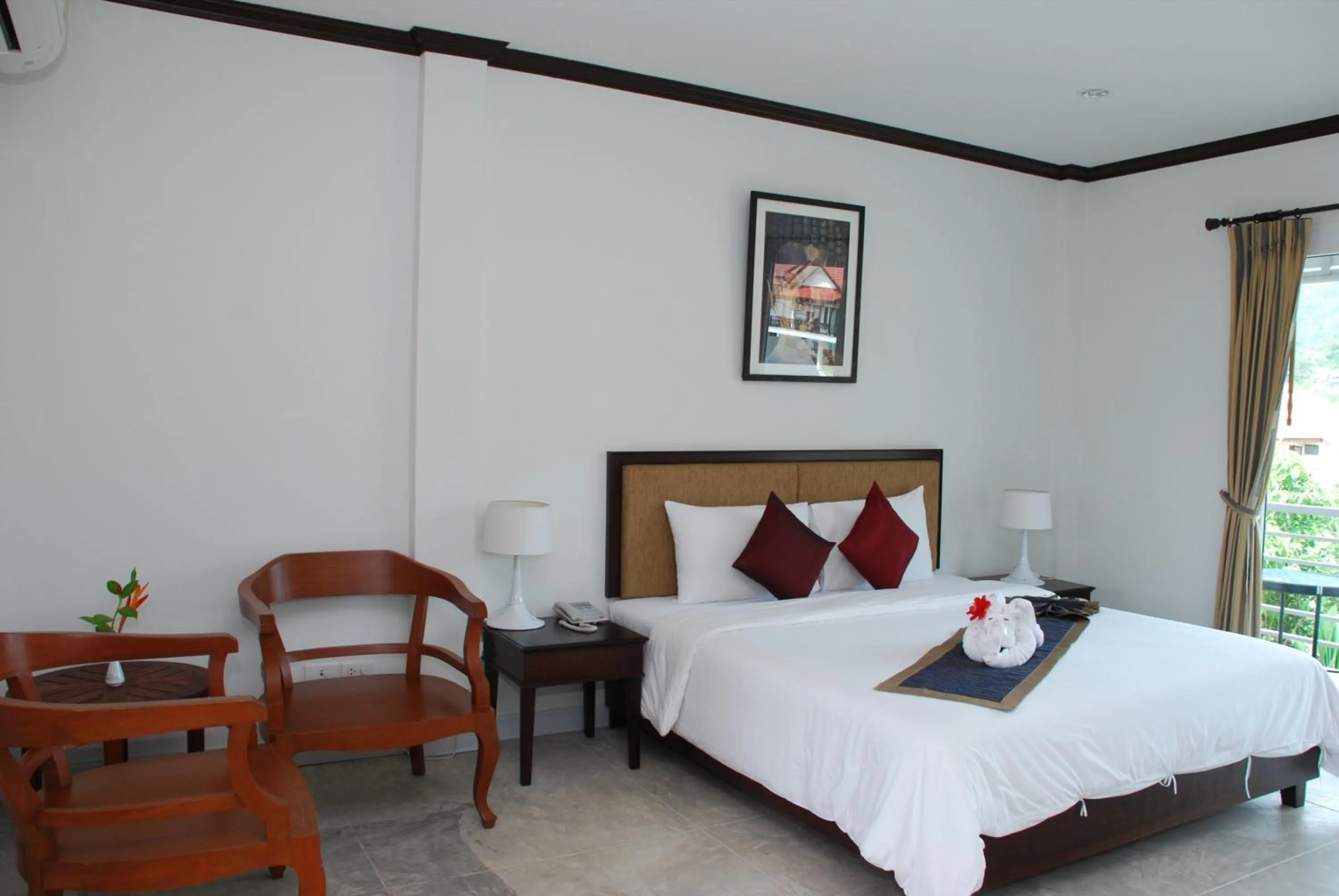 Decorative detail, Bed in Phukamala Suite