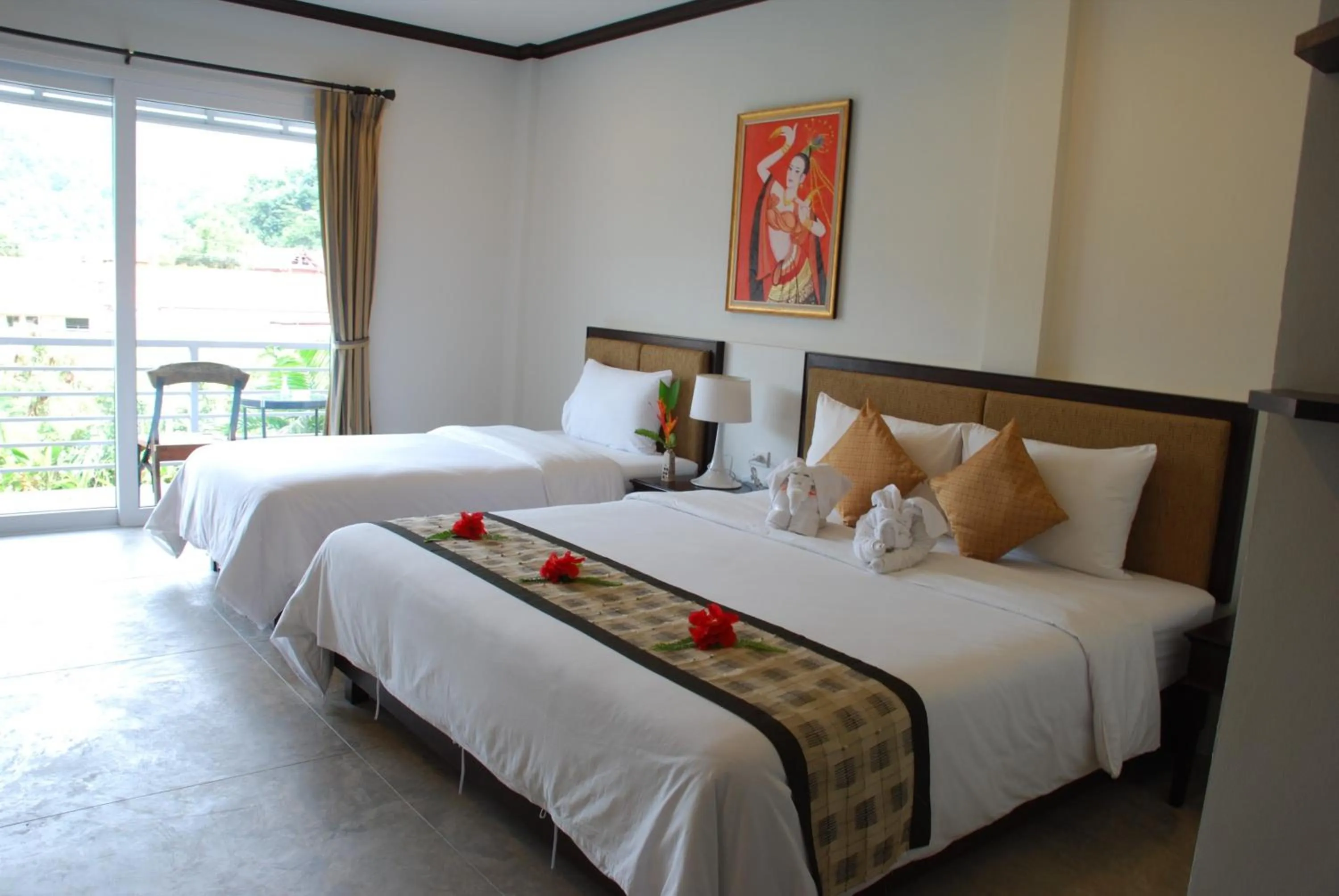 Decorative detail, Bed in Phukamala Suite