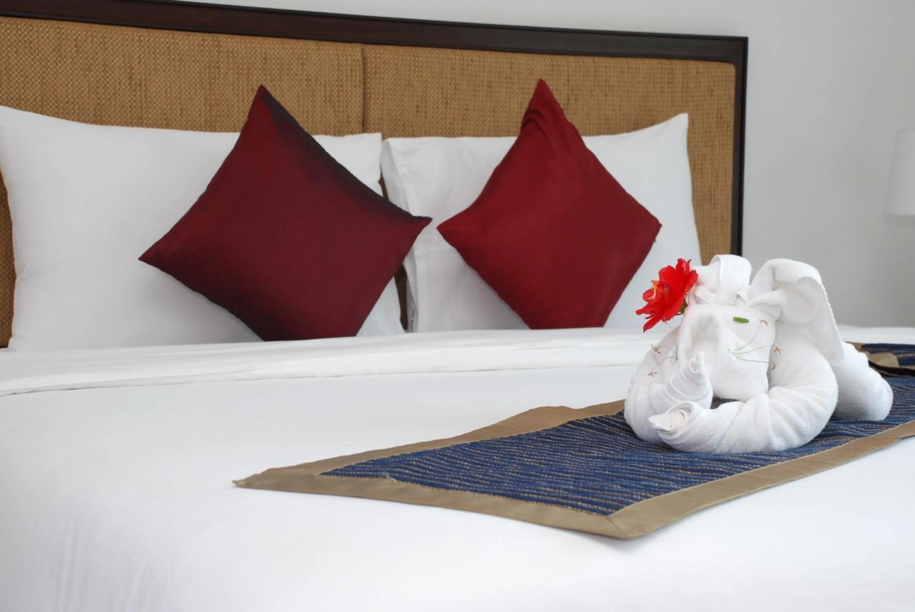 Decorative detail, Bed in Phukamala Suite