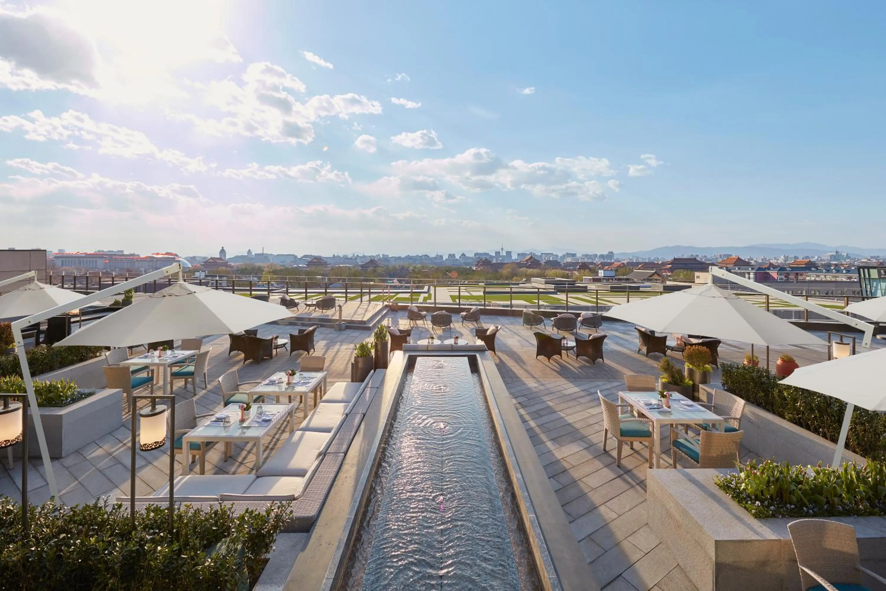 City view in Mandarin Oriental Wangfujing, Beijing