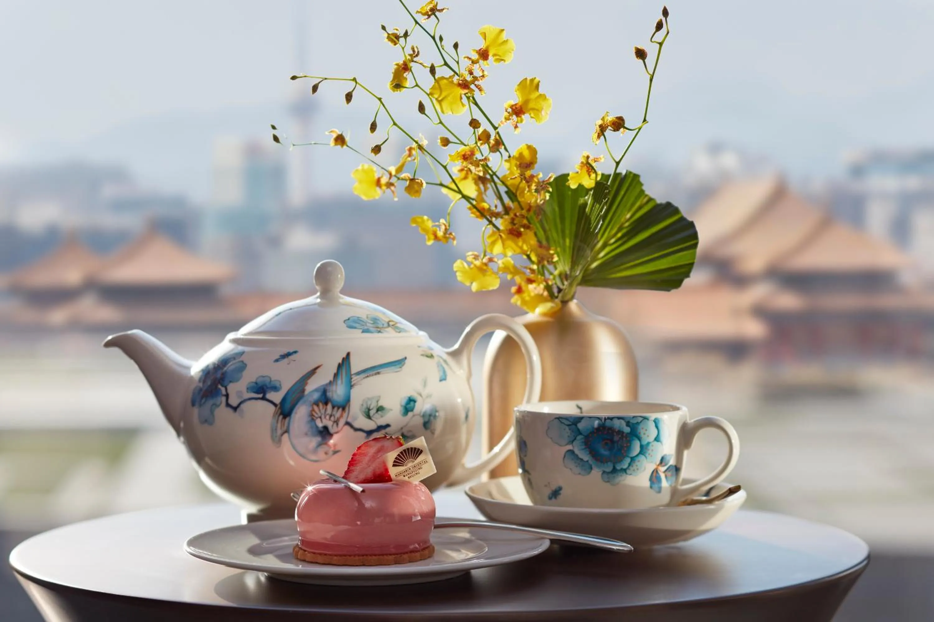 Decorative detail in Mandarin Oriental Wangfujing, Beijing