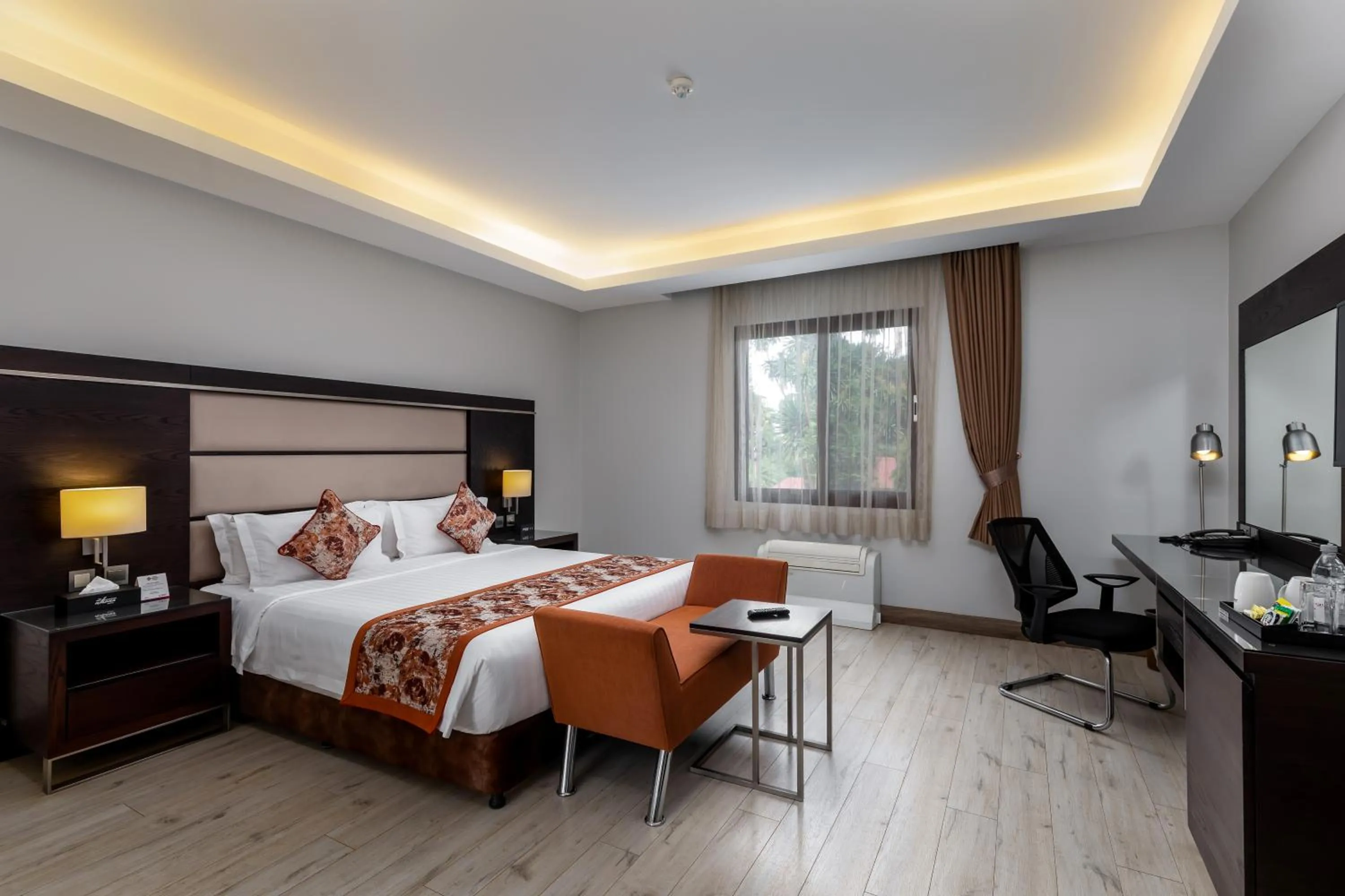 Bedroom, Bed in Athena Hotel Kampala