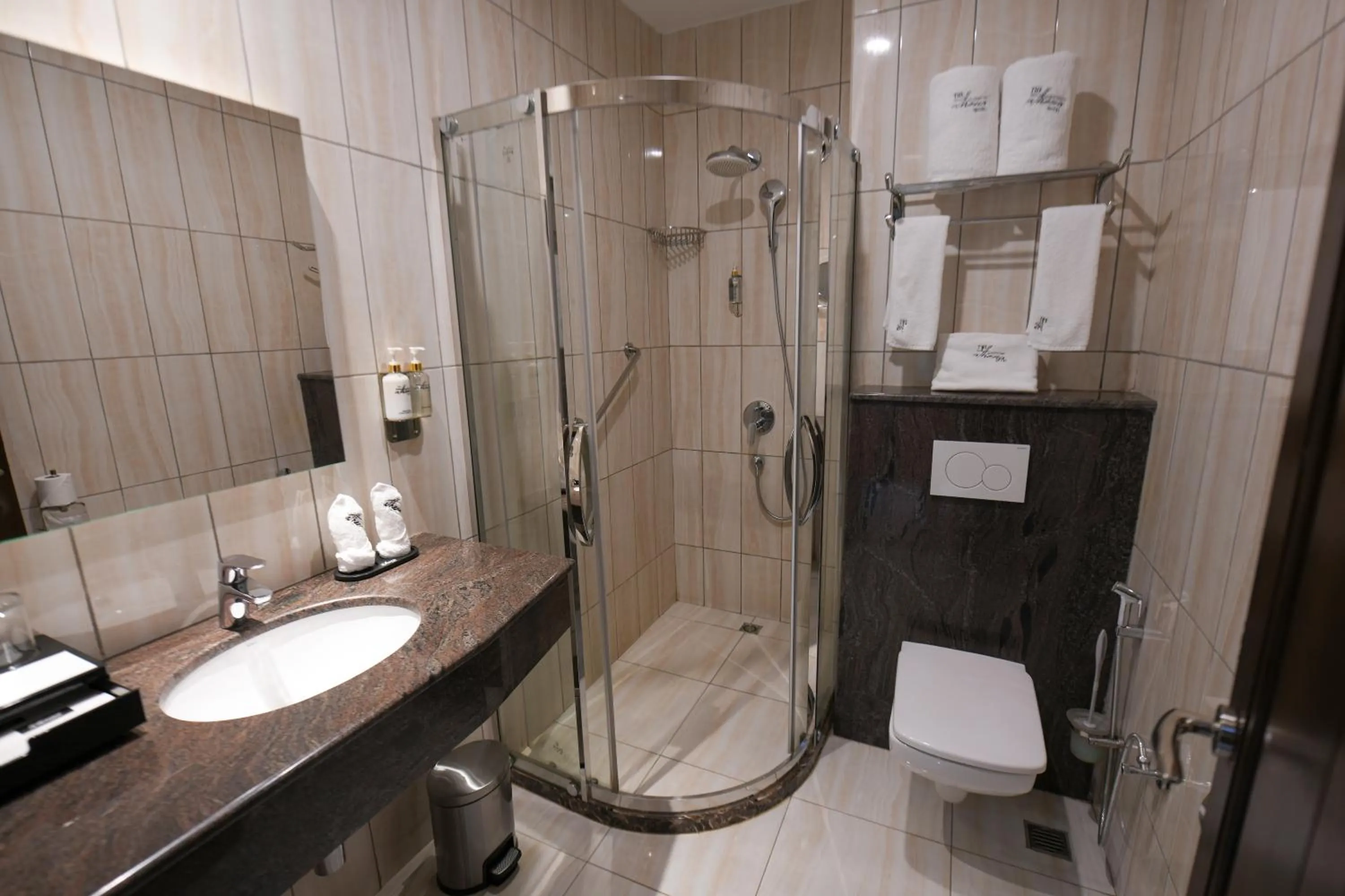 Bathroom in Athena Hotel Kampala