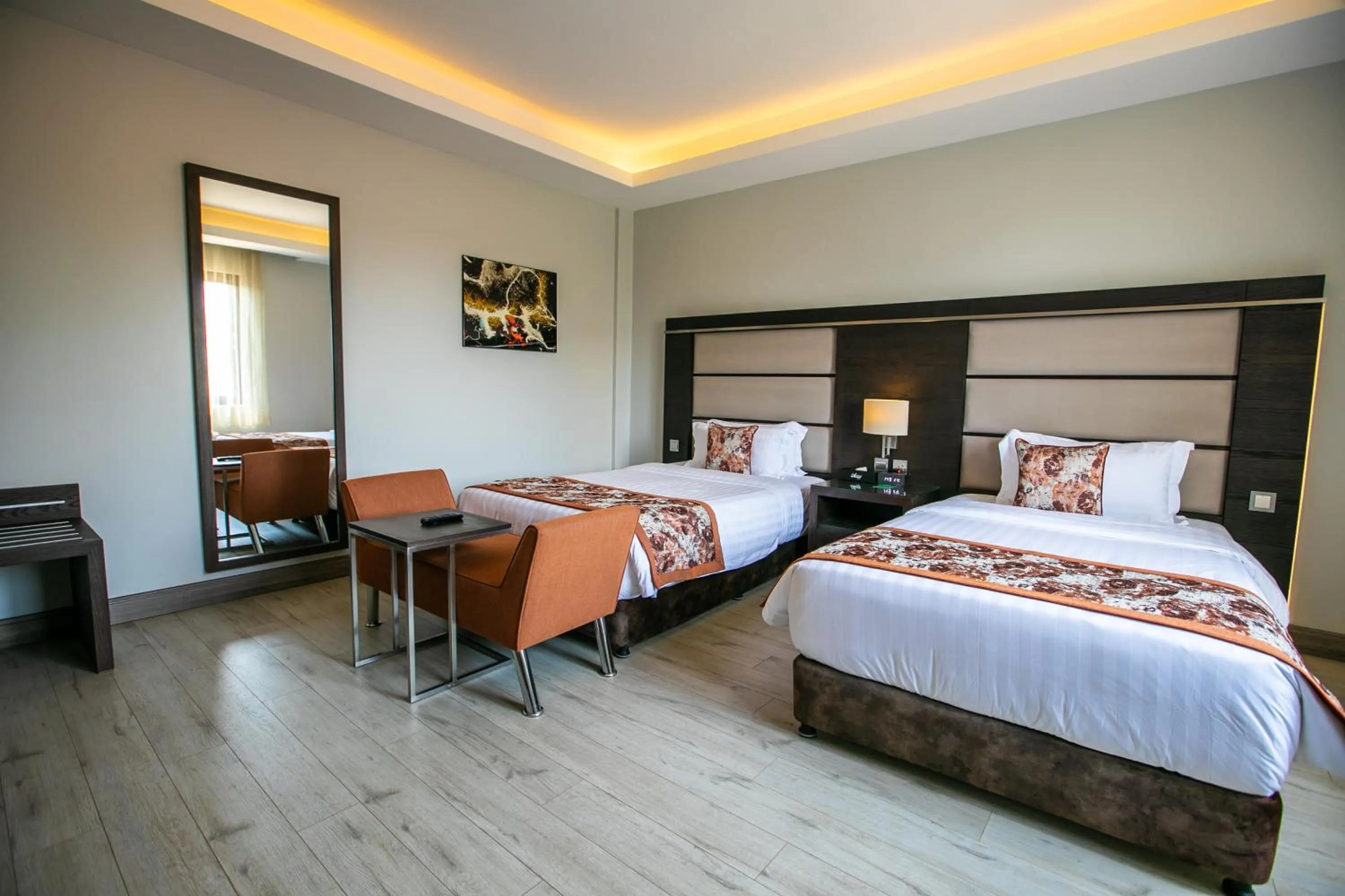 Bedroom, Bed in Athena Hotel Kampala