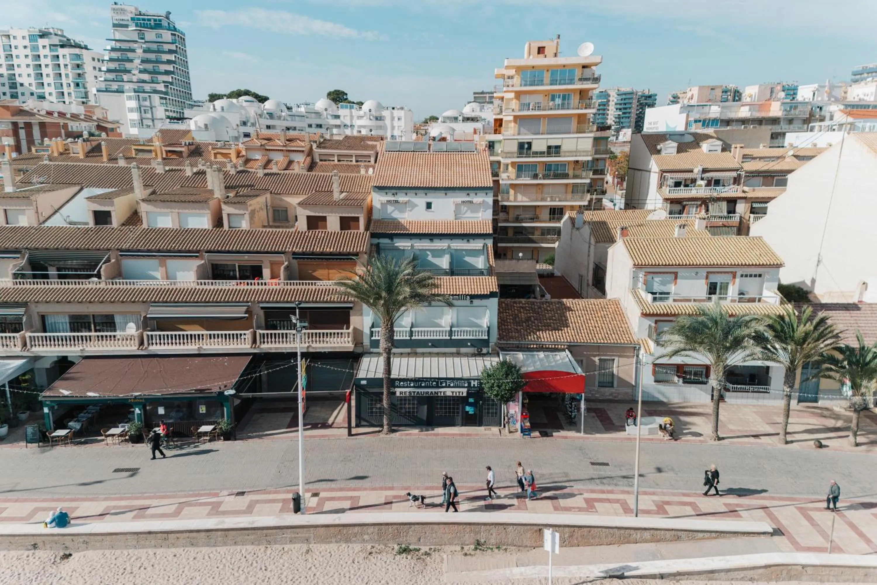 Property building in Hotel La Familia