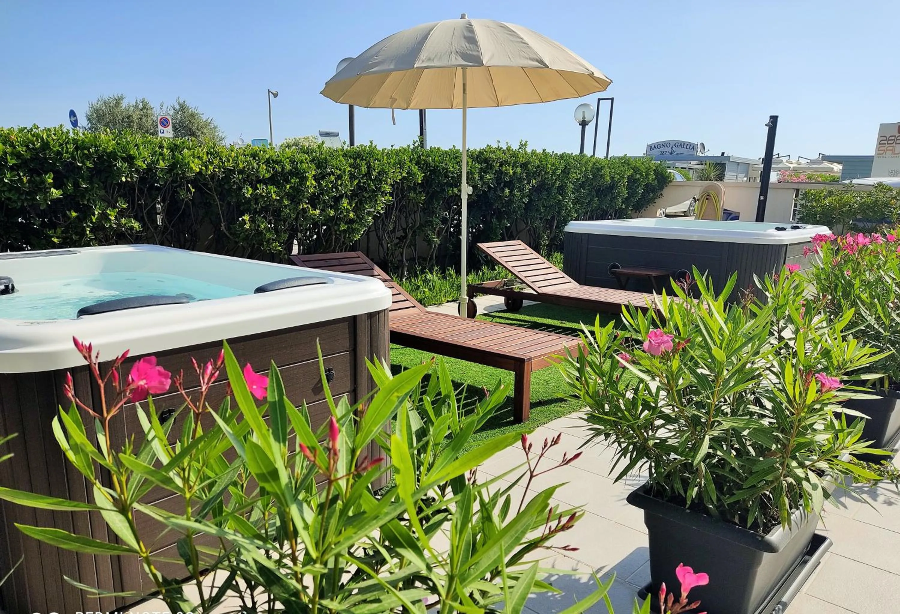 Garden in Hotel Centrale