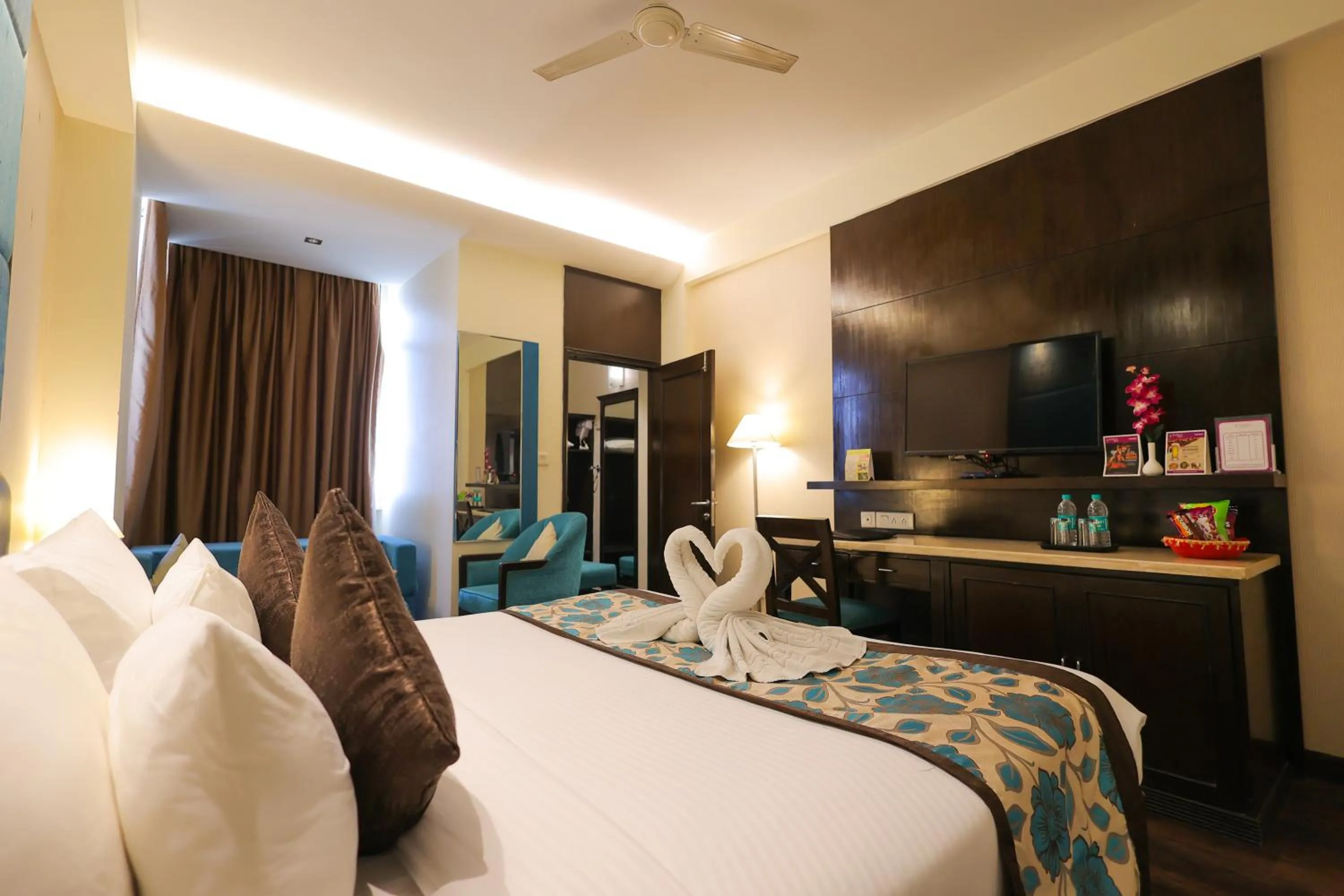 Bedroom, Bed in Regenta Orko's Haridwar, Motichur , 10 min from Har ki Pauri