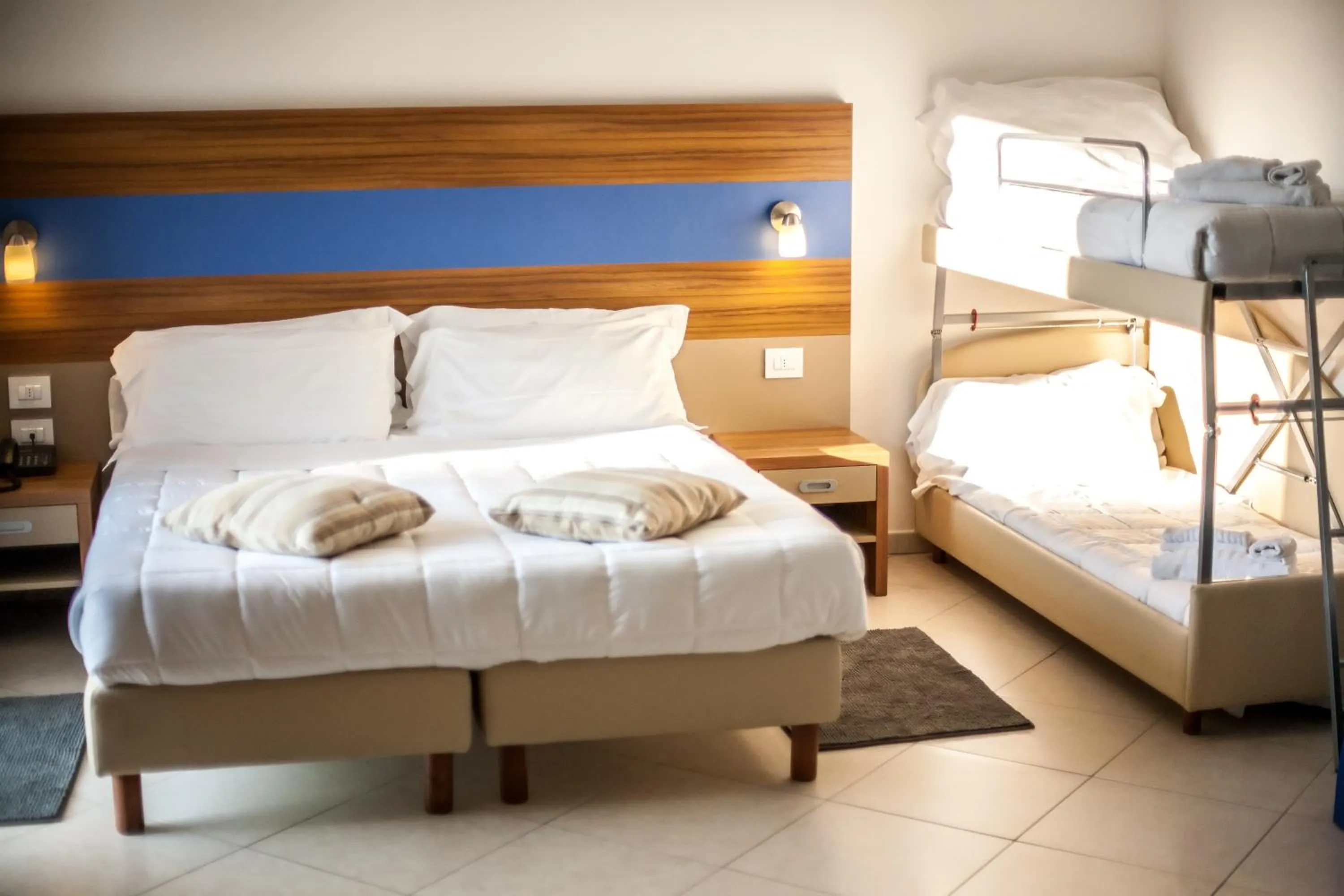 Bedroom, Bed in Hotel Oceanomare